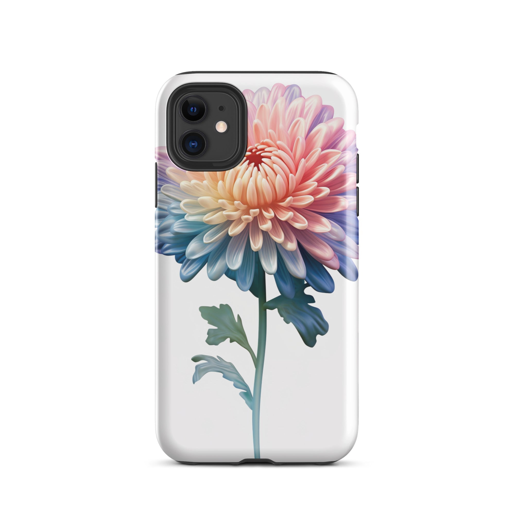Chrysanthemum Flower iPhone Case by Visual Verse - Image 1