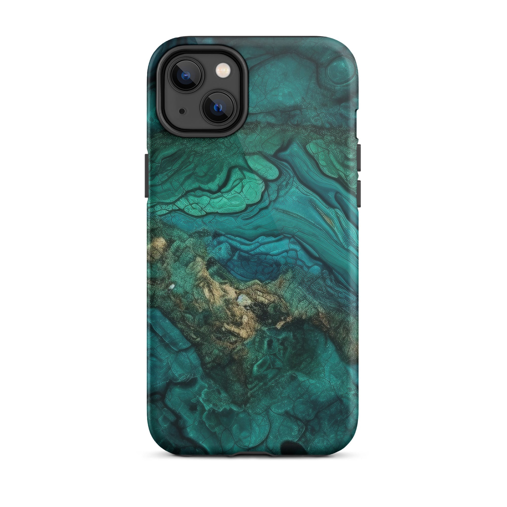 Chrysocolla Rock iPhone Case by Visual Verse - Image 25