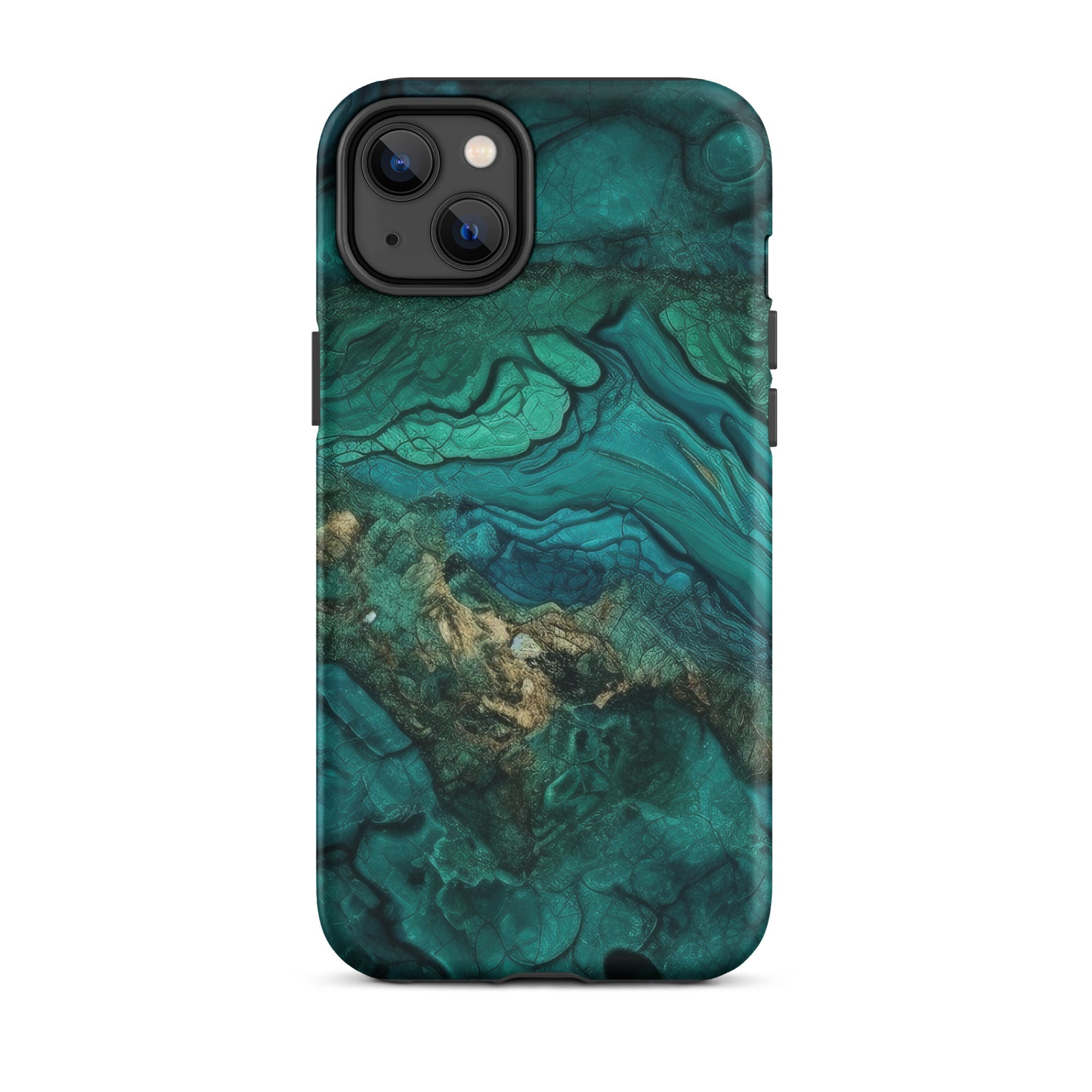 Chrysocolla Rock iPhone Case by Visual Verse - Image 26