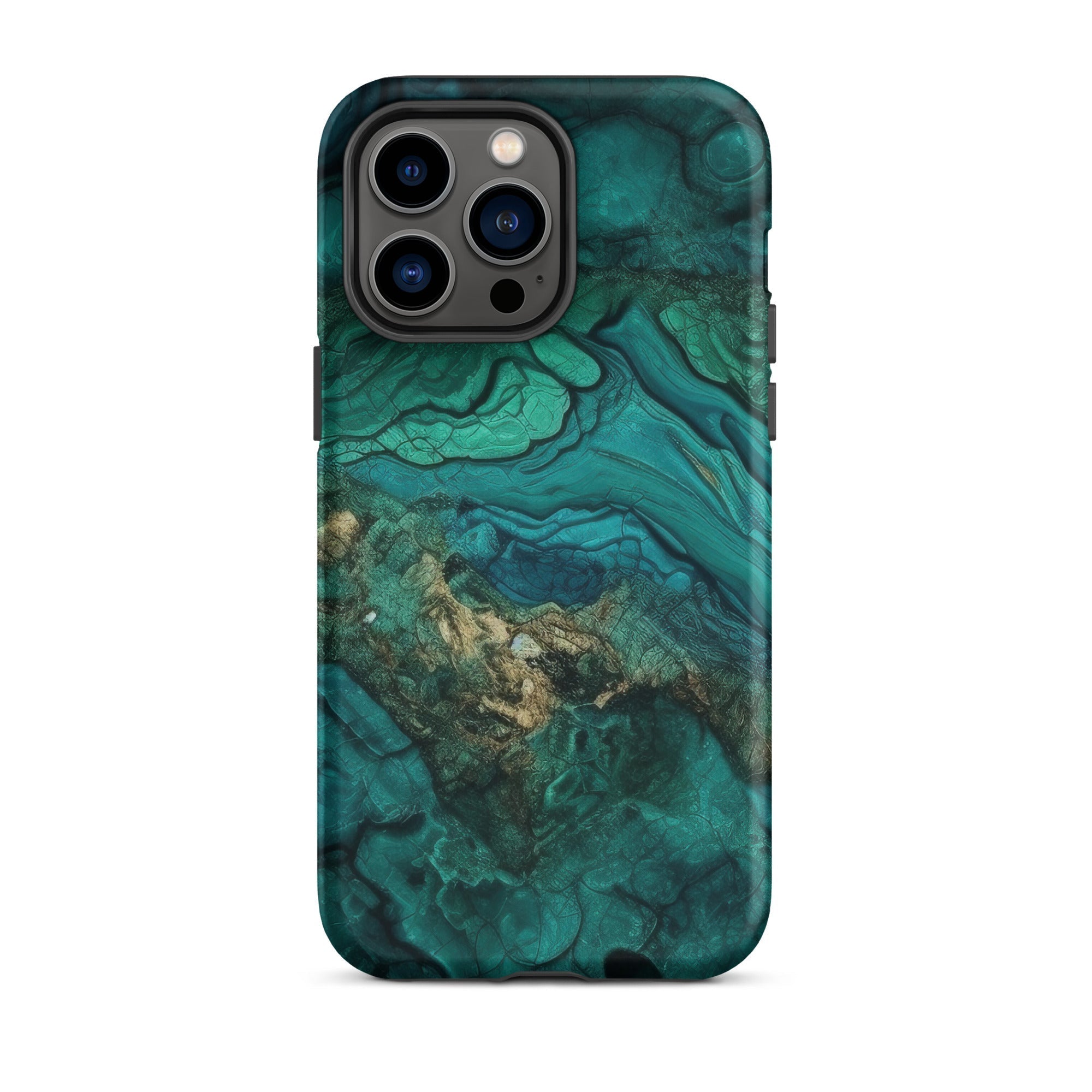 Chrysocolla Rock iPhone Case by Visual Verse - Image 30