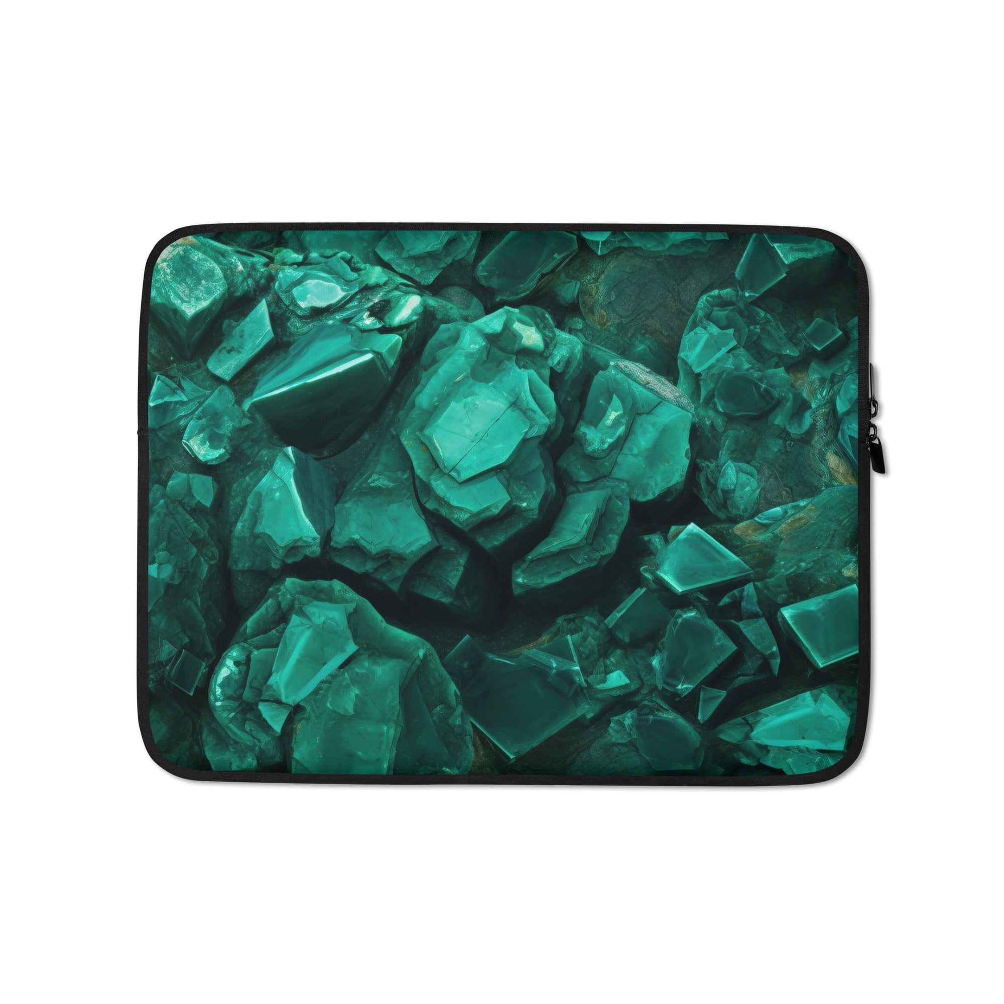 Chrysoprase Laptop Sleeve by Visual Verse - Image 2