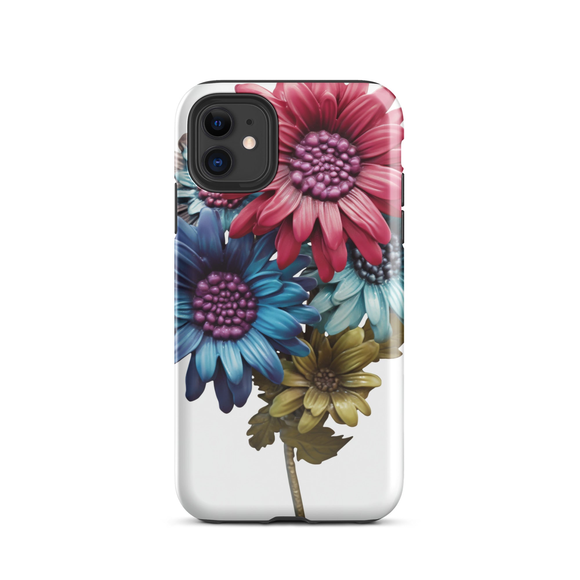 Cineraria Flower iPhone Case by Visual Verse - Image 1