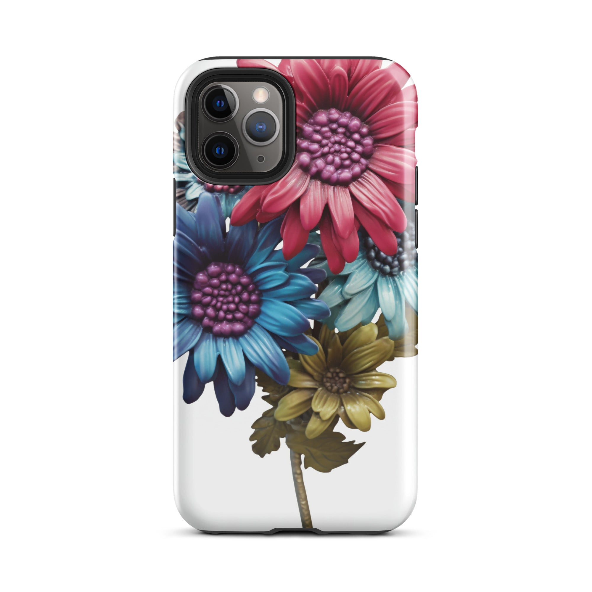 Cineraria Flower iPhone Case by Visual Verse - Image 3