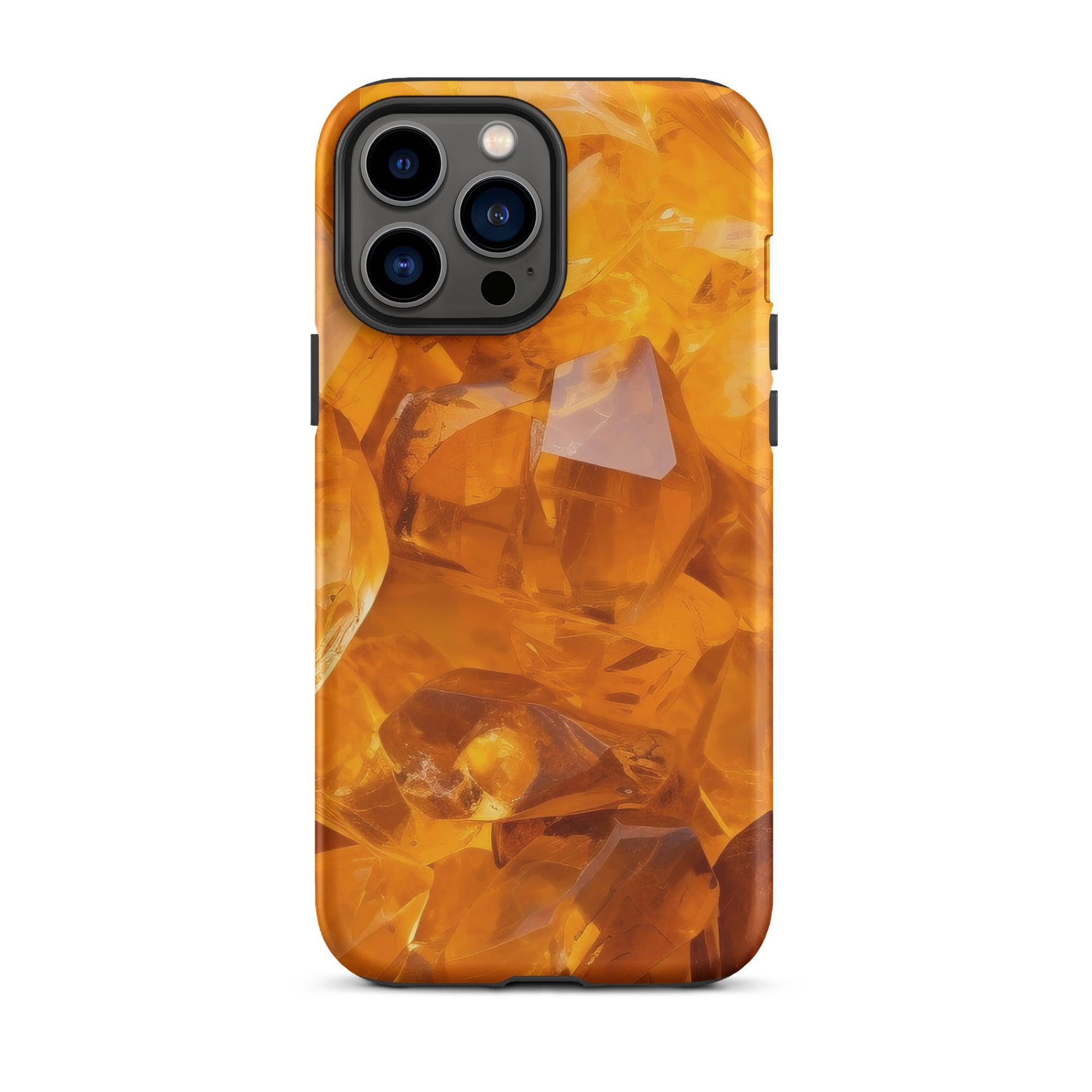 Citrine Rock iPhone Case by Visual Verse - Image 22