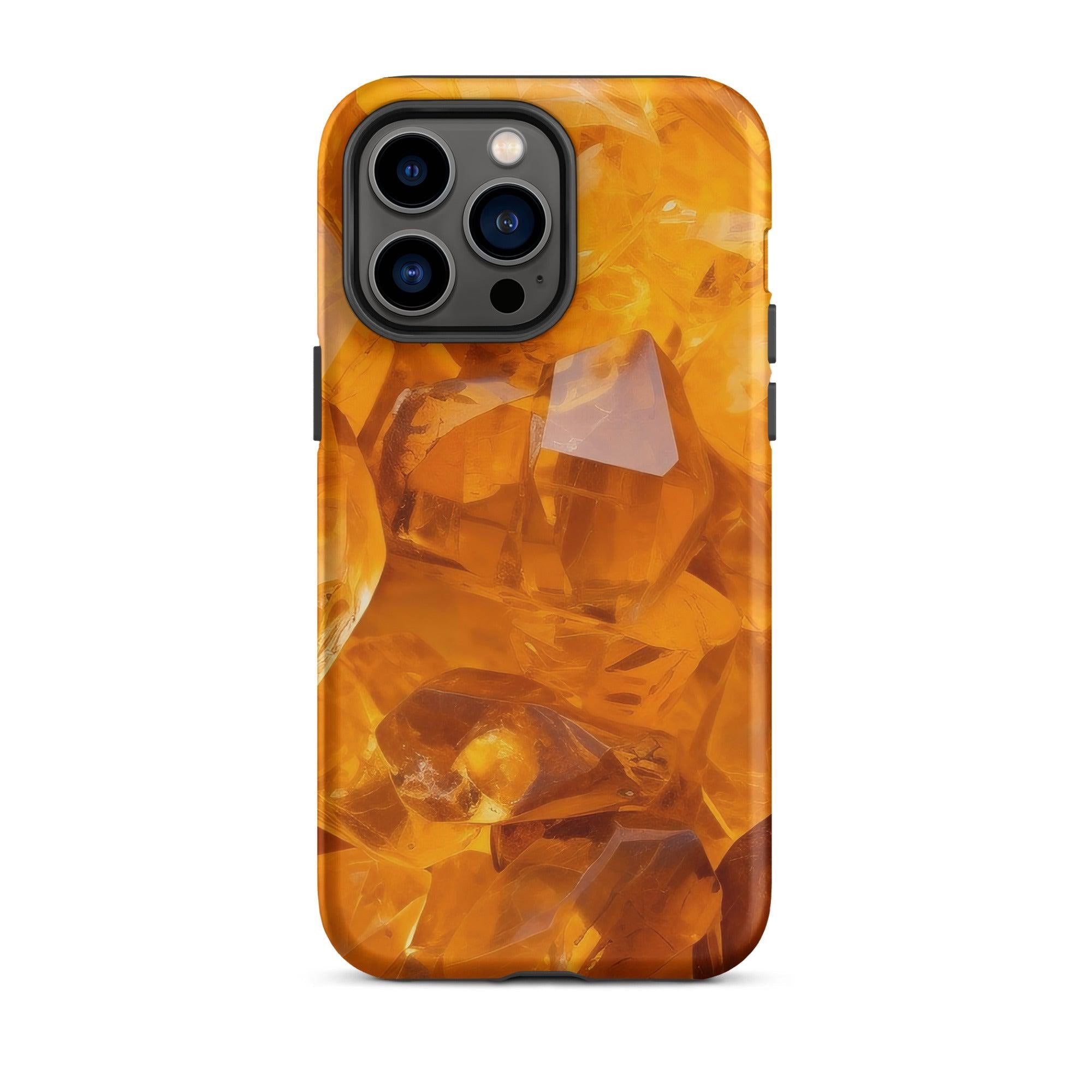 Citrine Rock iPhone Case by Visual Verse - Image 30
