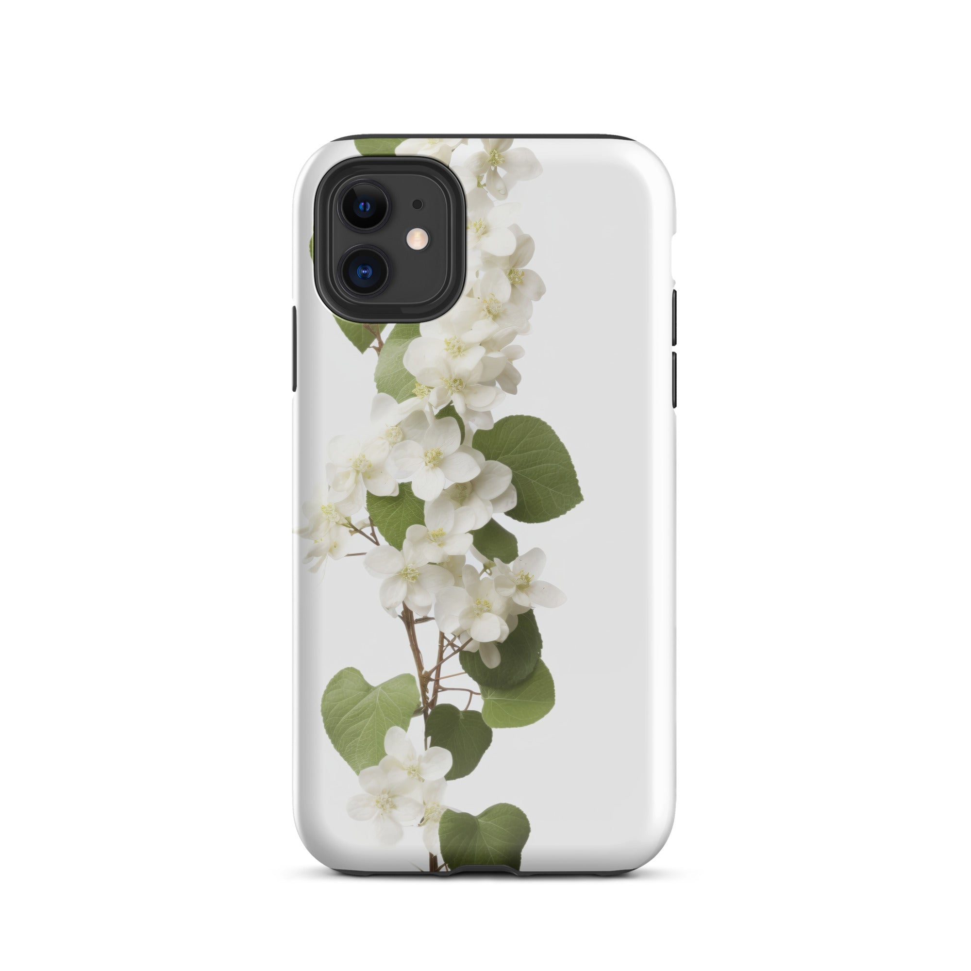 Climbing Hydrangea Flower iPhone Case by Visual Verse - Image 1