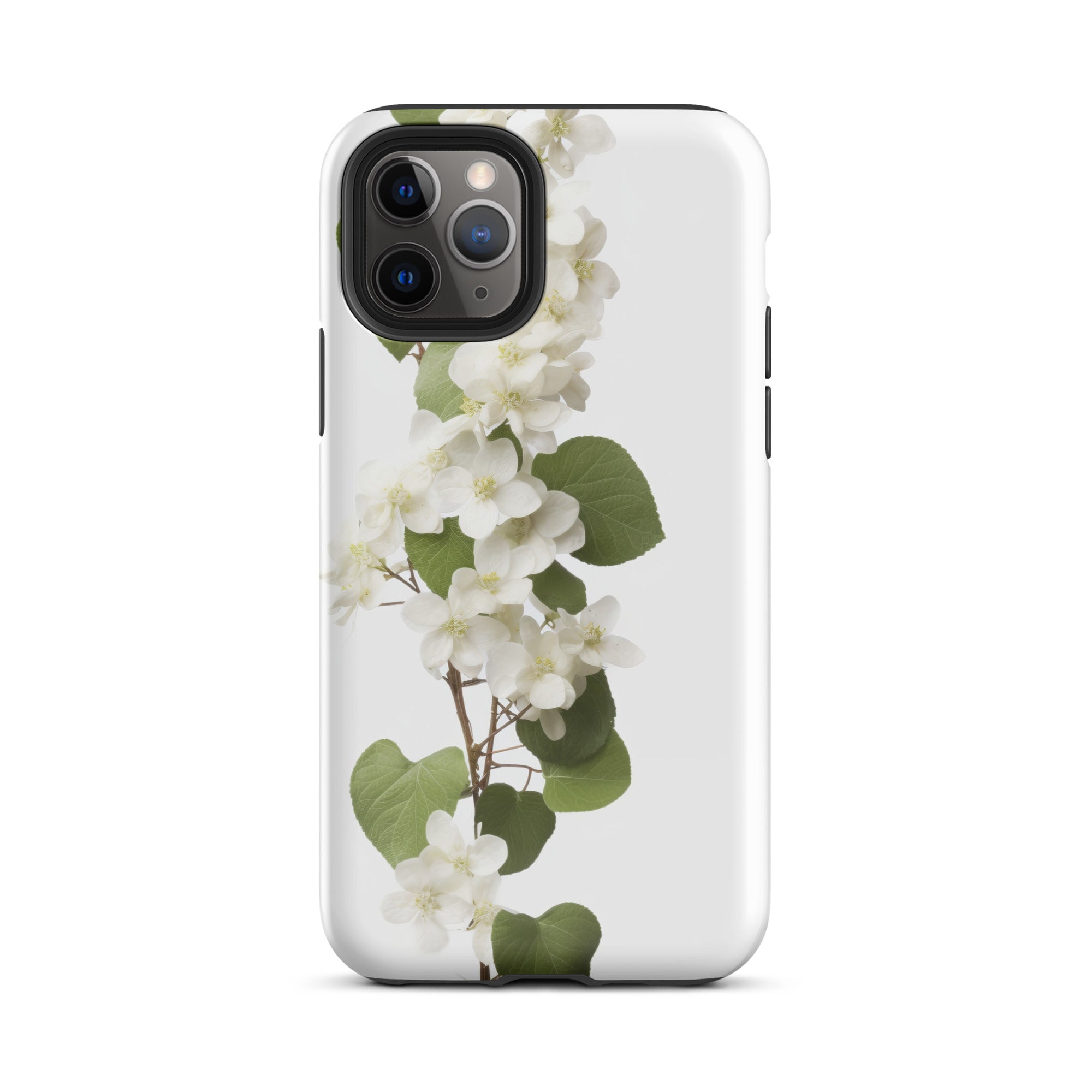 Climbing Hydrangea Flower iPhone Case by Visual Verse - Image 3