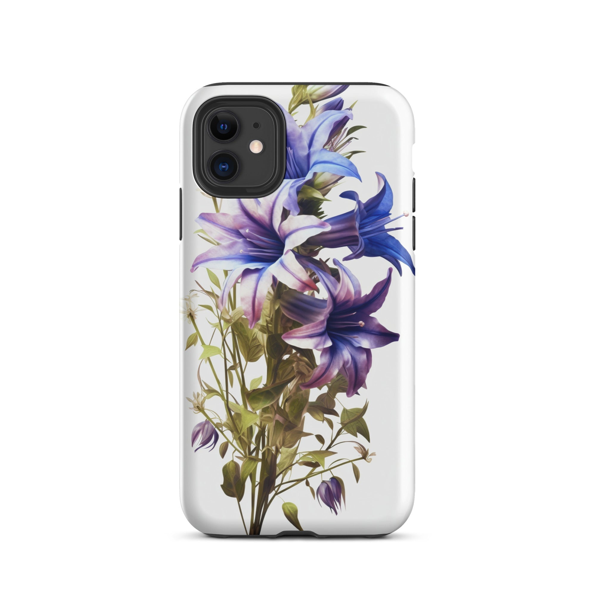 Clustered Bellflower Flower iPhone Case by Visual Verse - Image 2