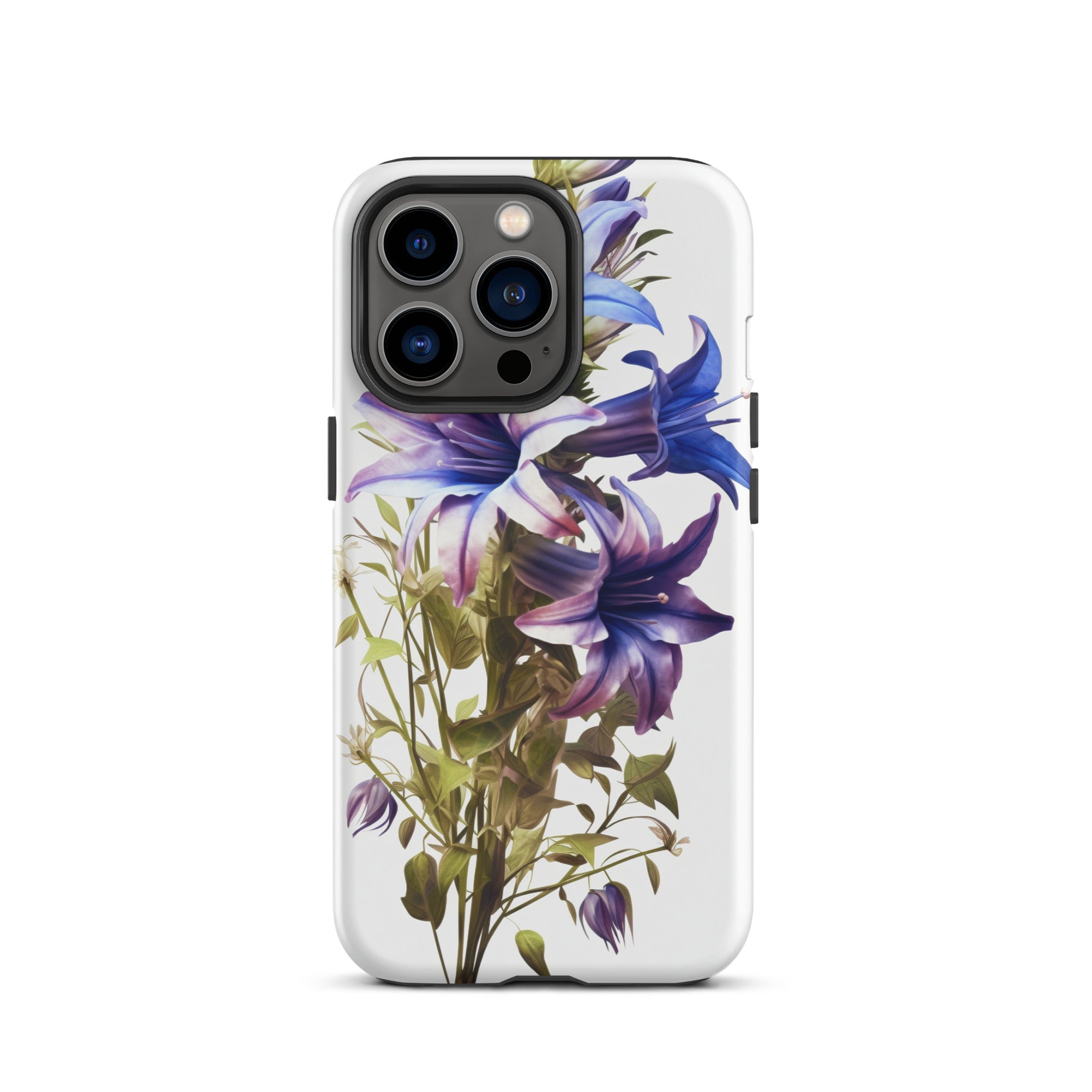 Clustered Bellflower Flower iPhone Case by Visual Verse - Image 20