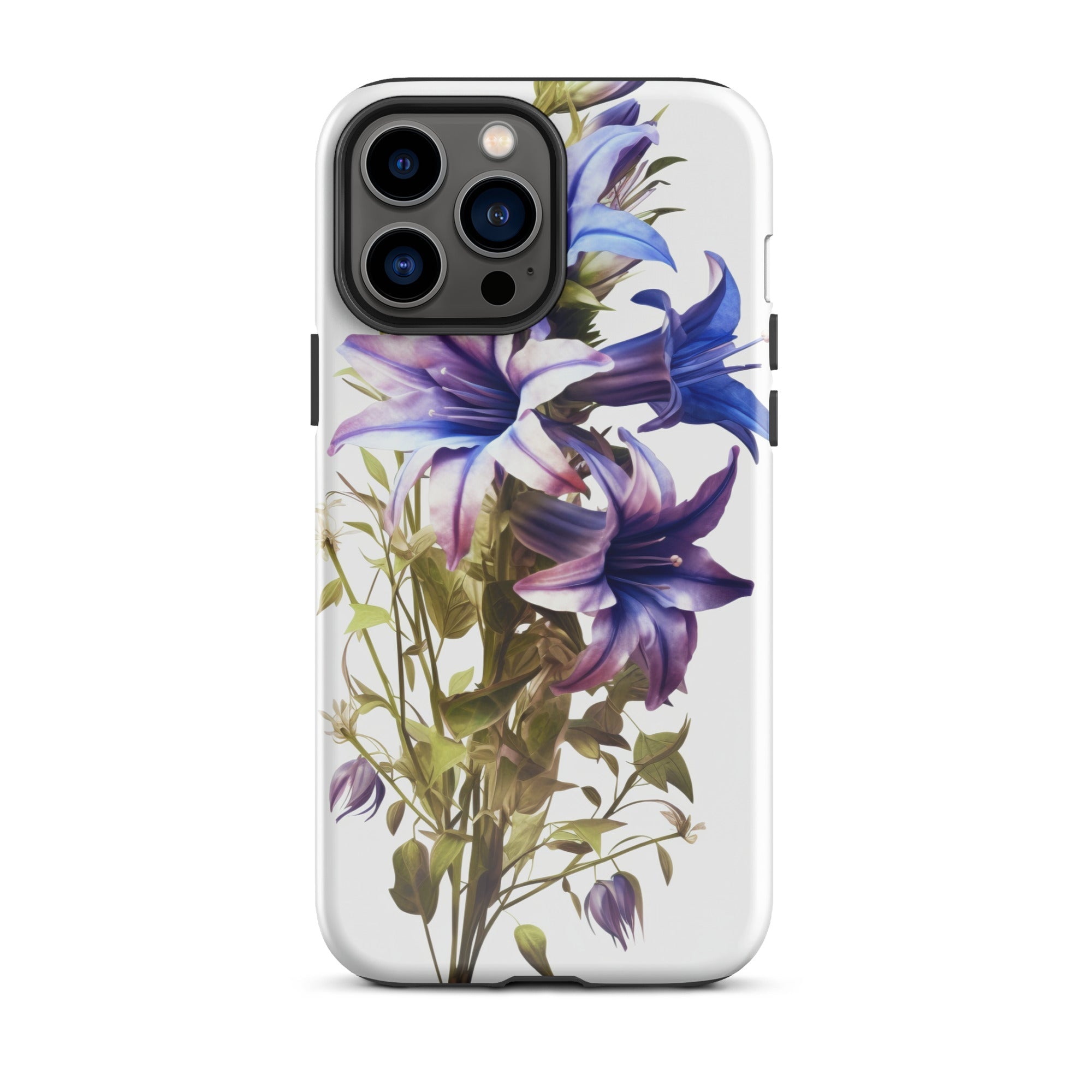 Clustered Bellflower Flower iPhone Case by Visual Verse - Image 21