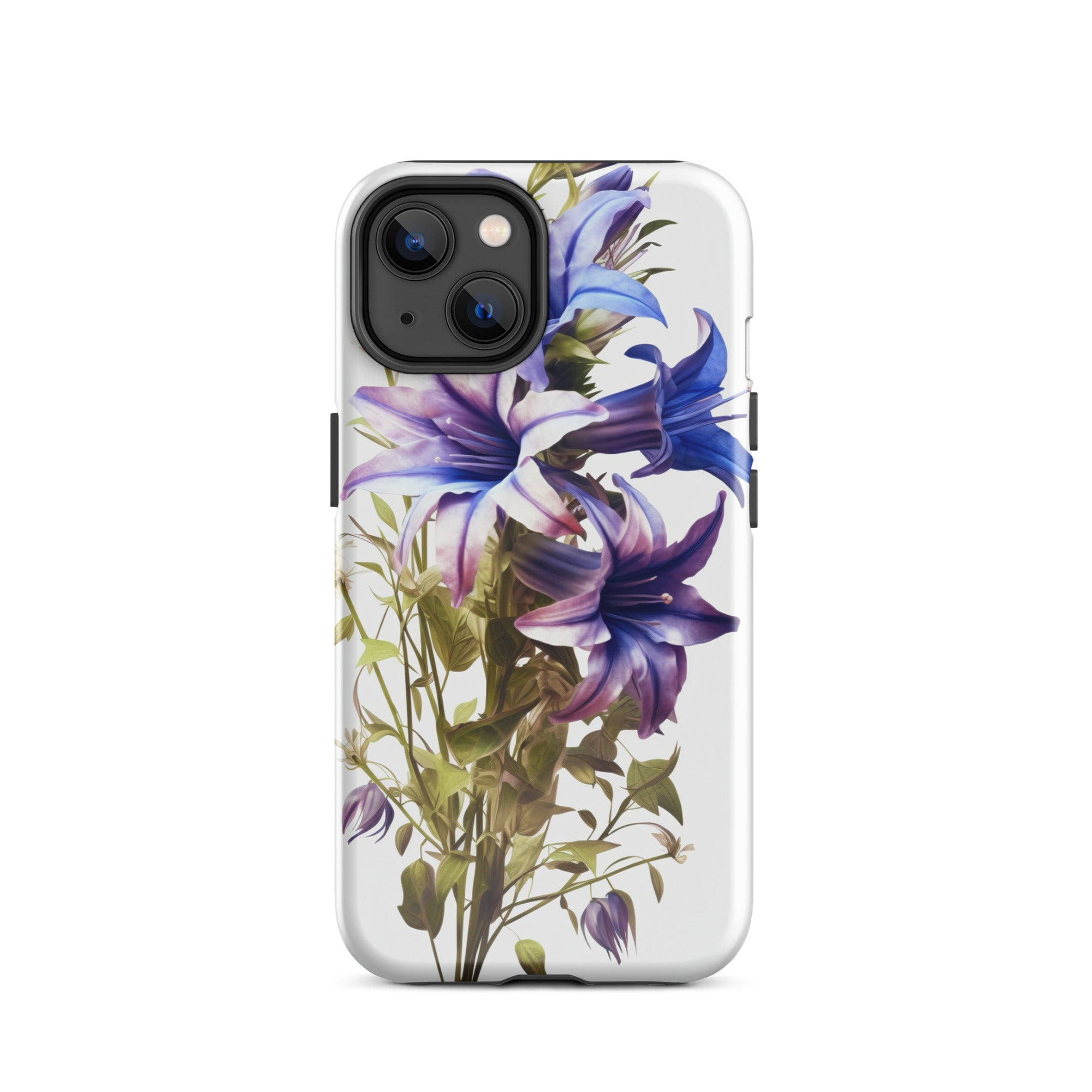 Clustered Bellflower Flower iPhone Case by Visual Verse - Image 23