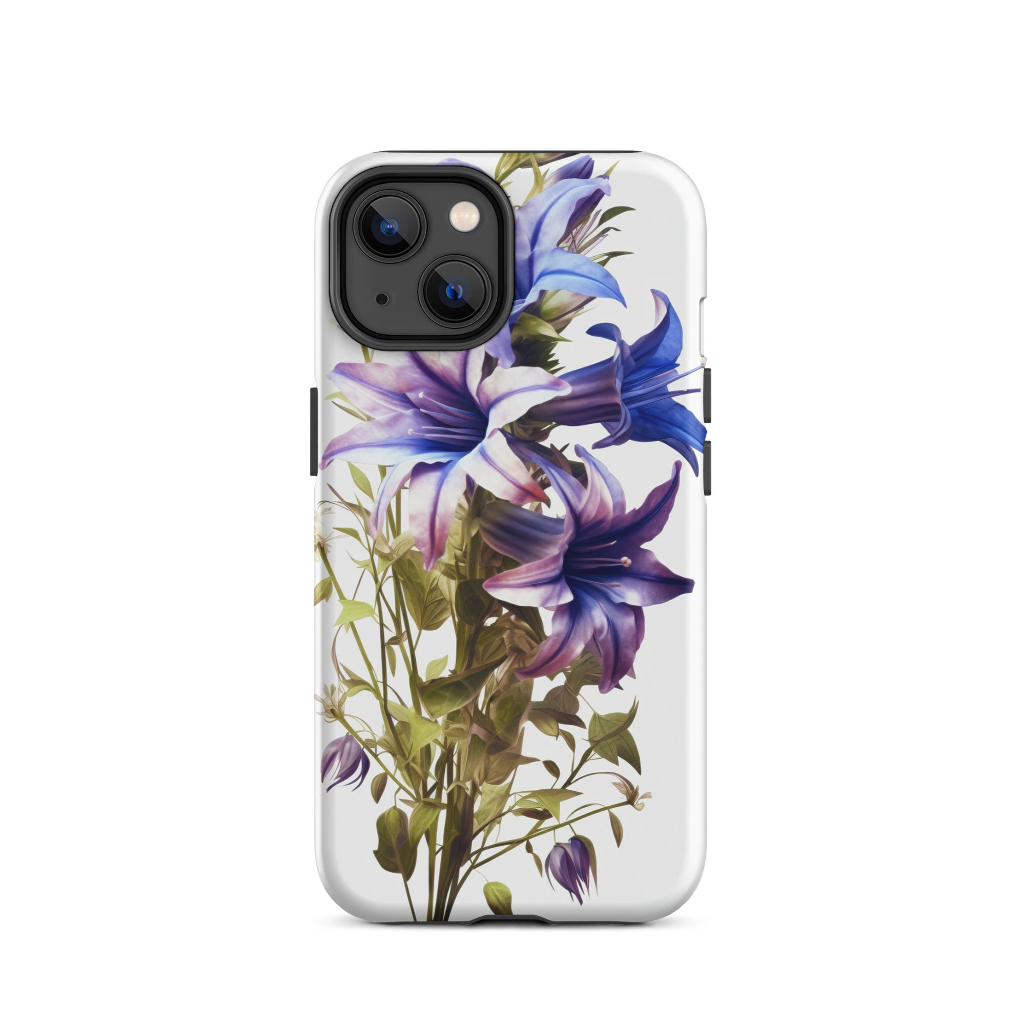 Clustered Bellflower Flower iPhone Case by Visual Verse - Image 24