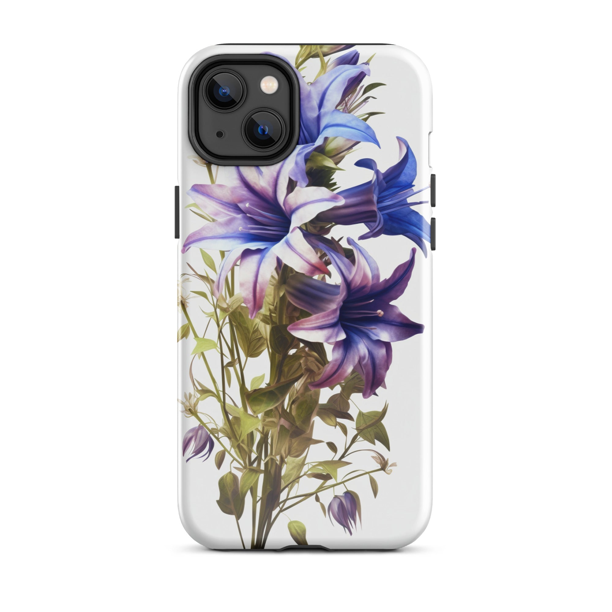 Clustered Bellflower Flower iPhone Case by Visual Verse - Image 25