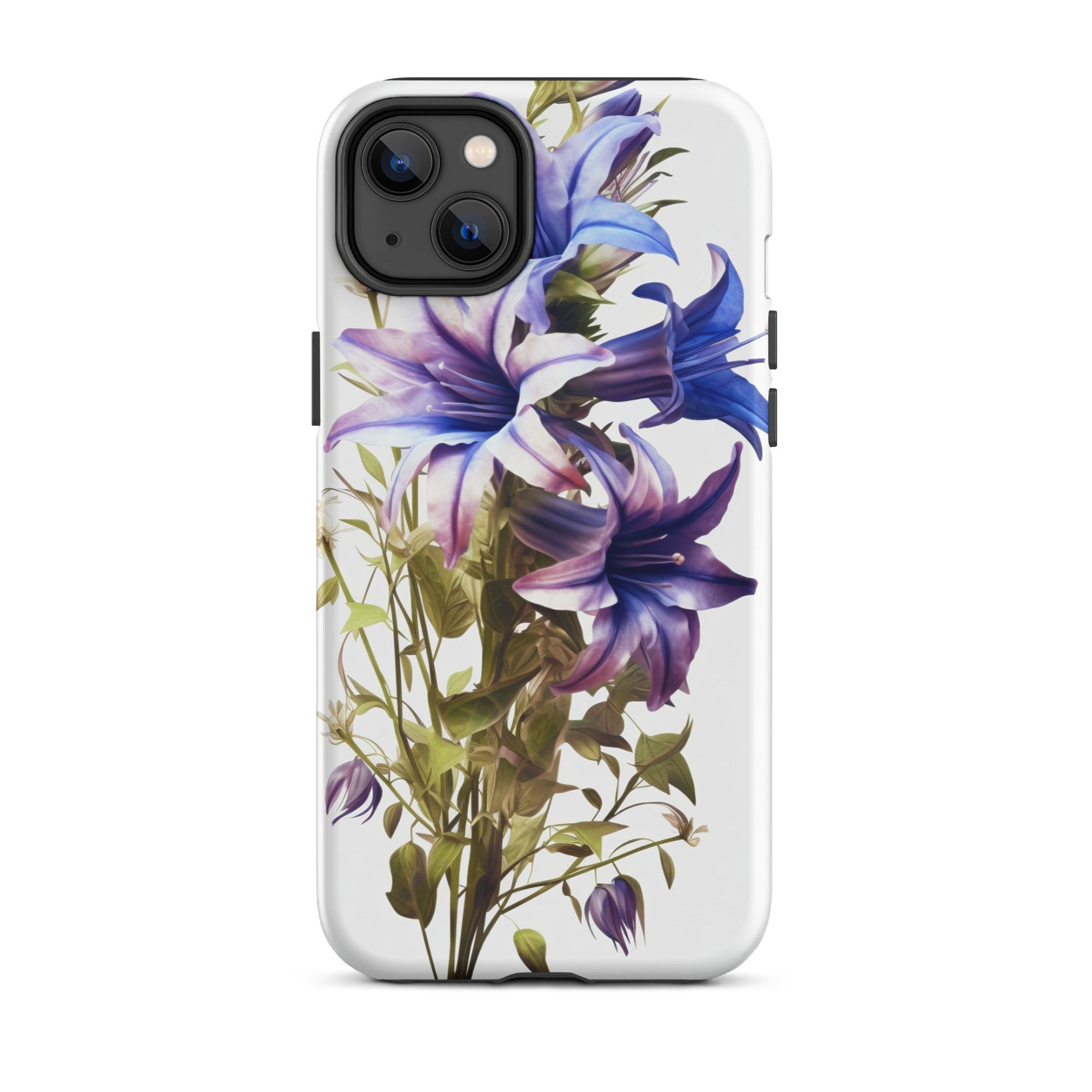 Clustered Bellflower Flower iPhone Case by Visual Verse - Image 26