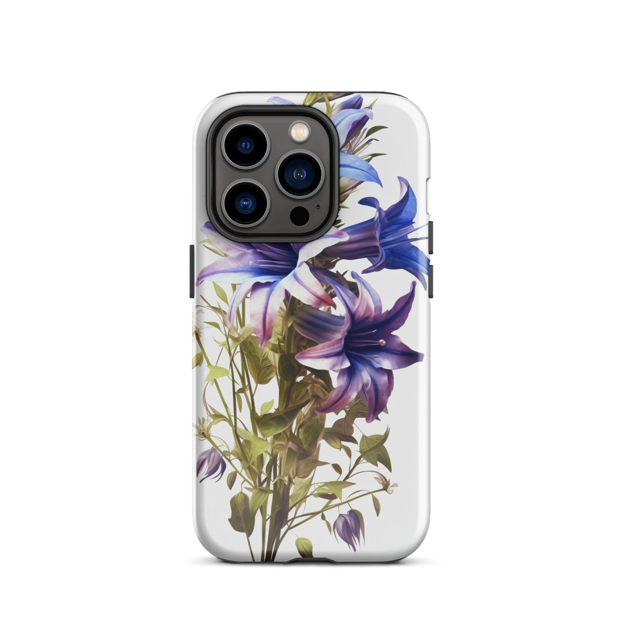 Clustered Bellflower Flower iPhone Case by Visual Verse - Image 27