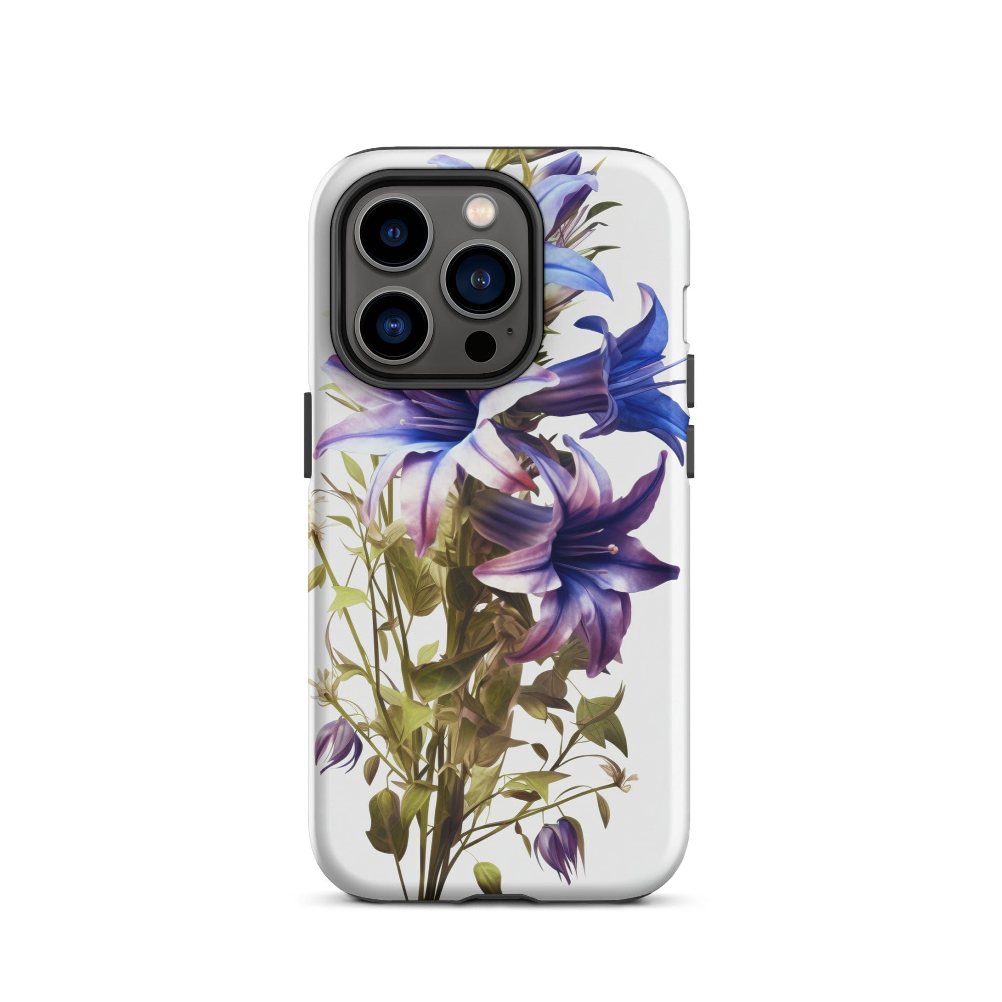 Clustered Bellflower Flower iPhone Case by Visual Verse - Image 28