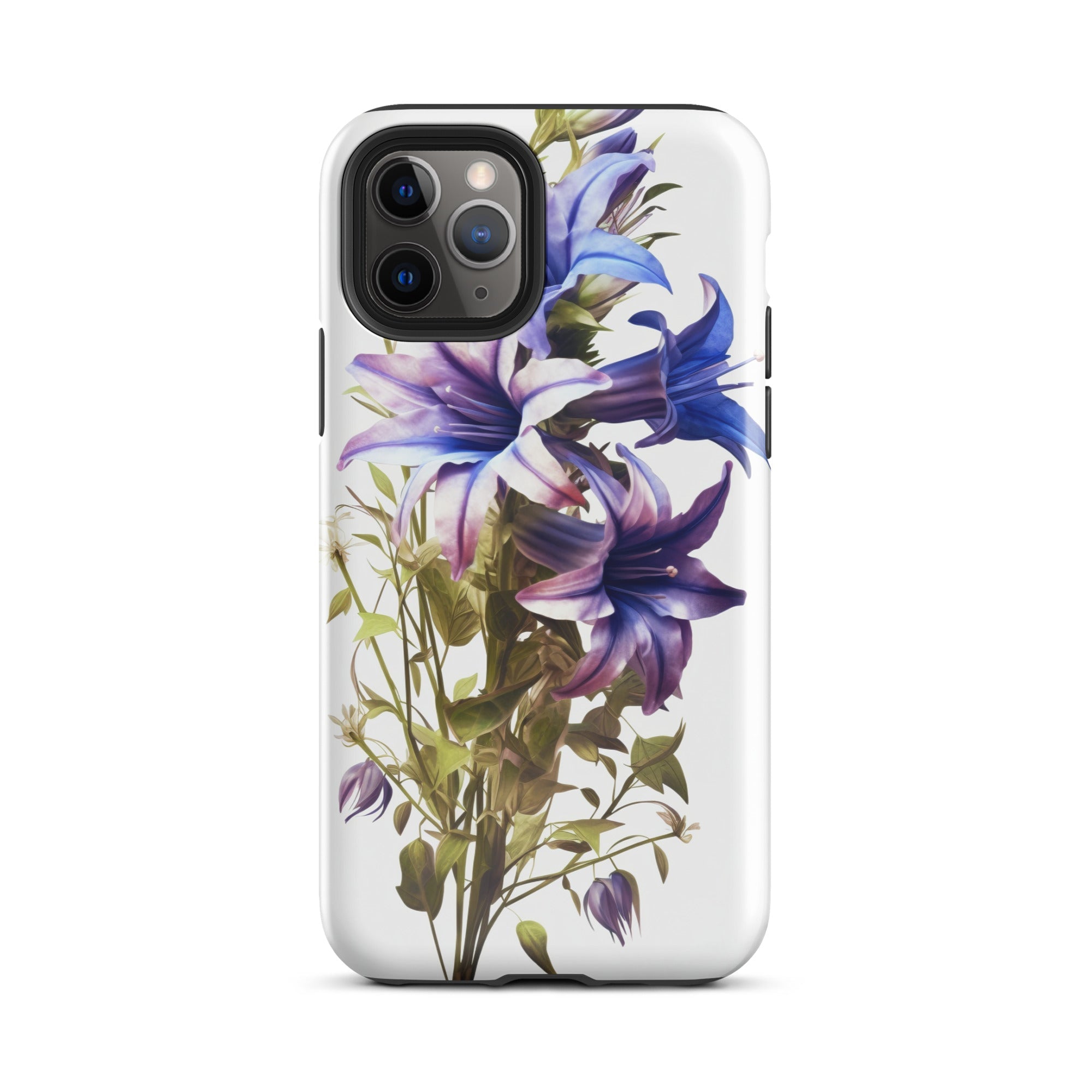 Clustered Bellflower Flower iPhone Case by Visual Verse - Image 3