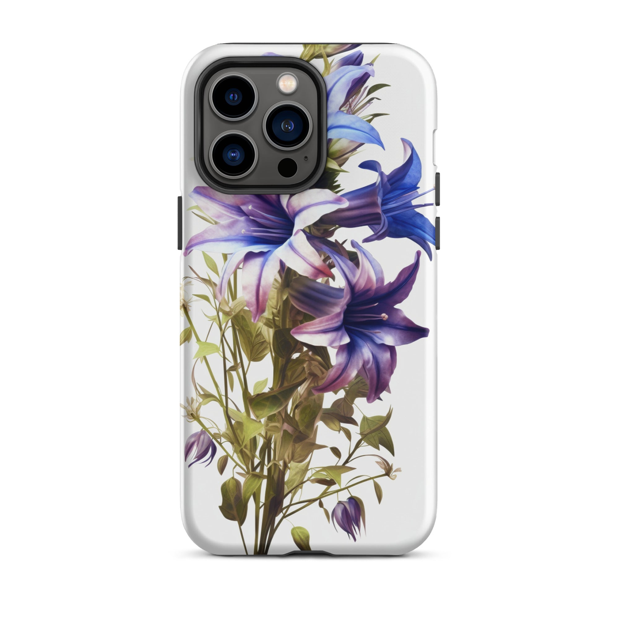 Clustered Bellflower Flower iPhone Case by Visual Verse - Image 30
