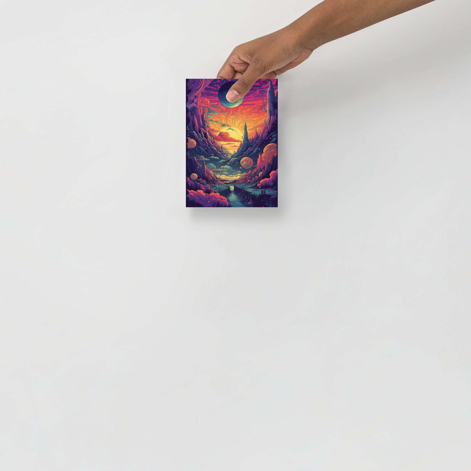 Colorful Cosmic Journey Art Poster by Visual Verse - Image 8