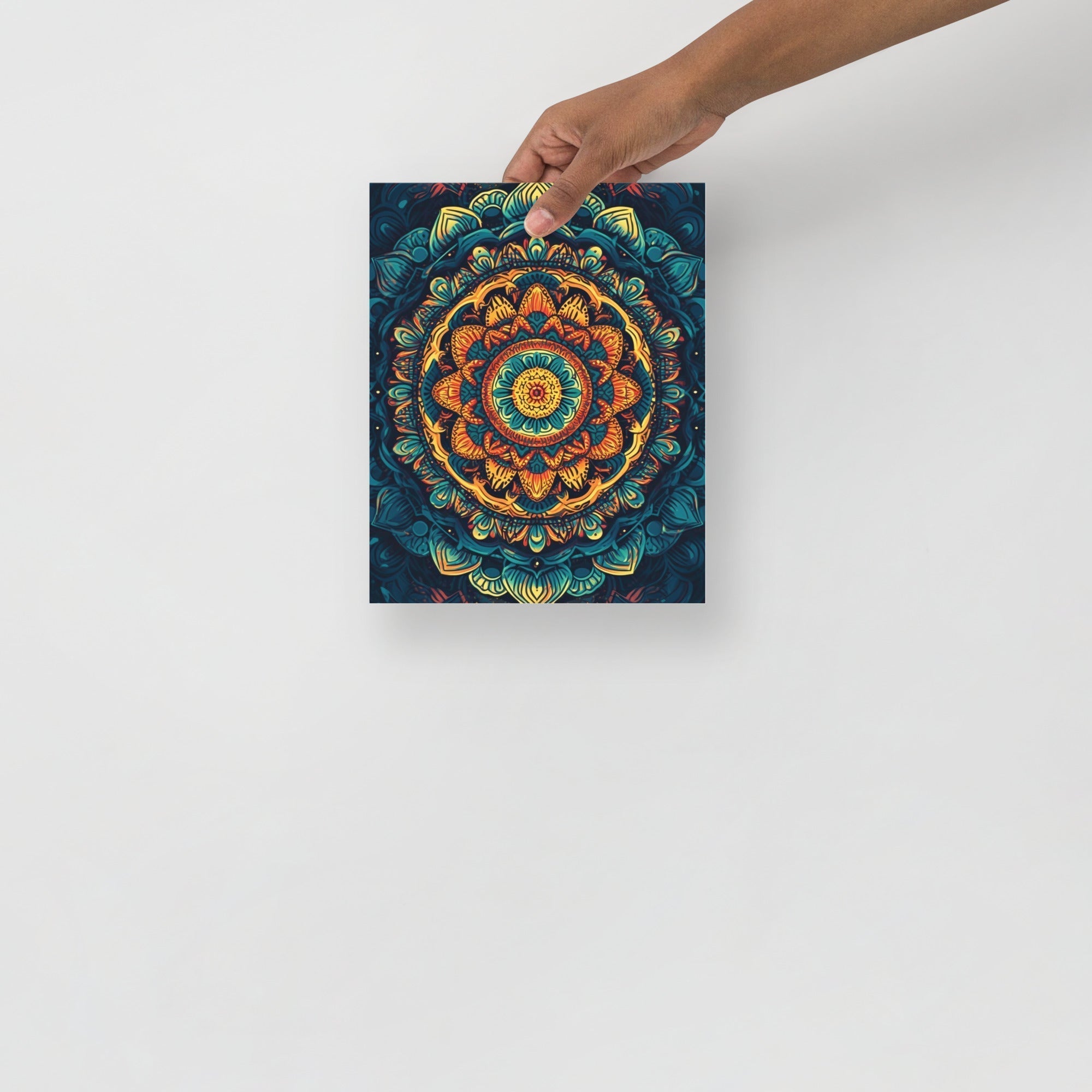 Colorful Mandala Psychedelic Art Poster by Visual Verse - Image 9