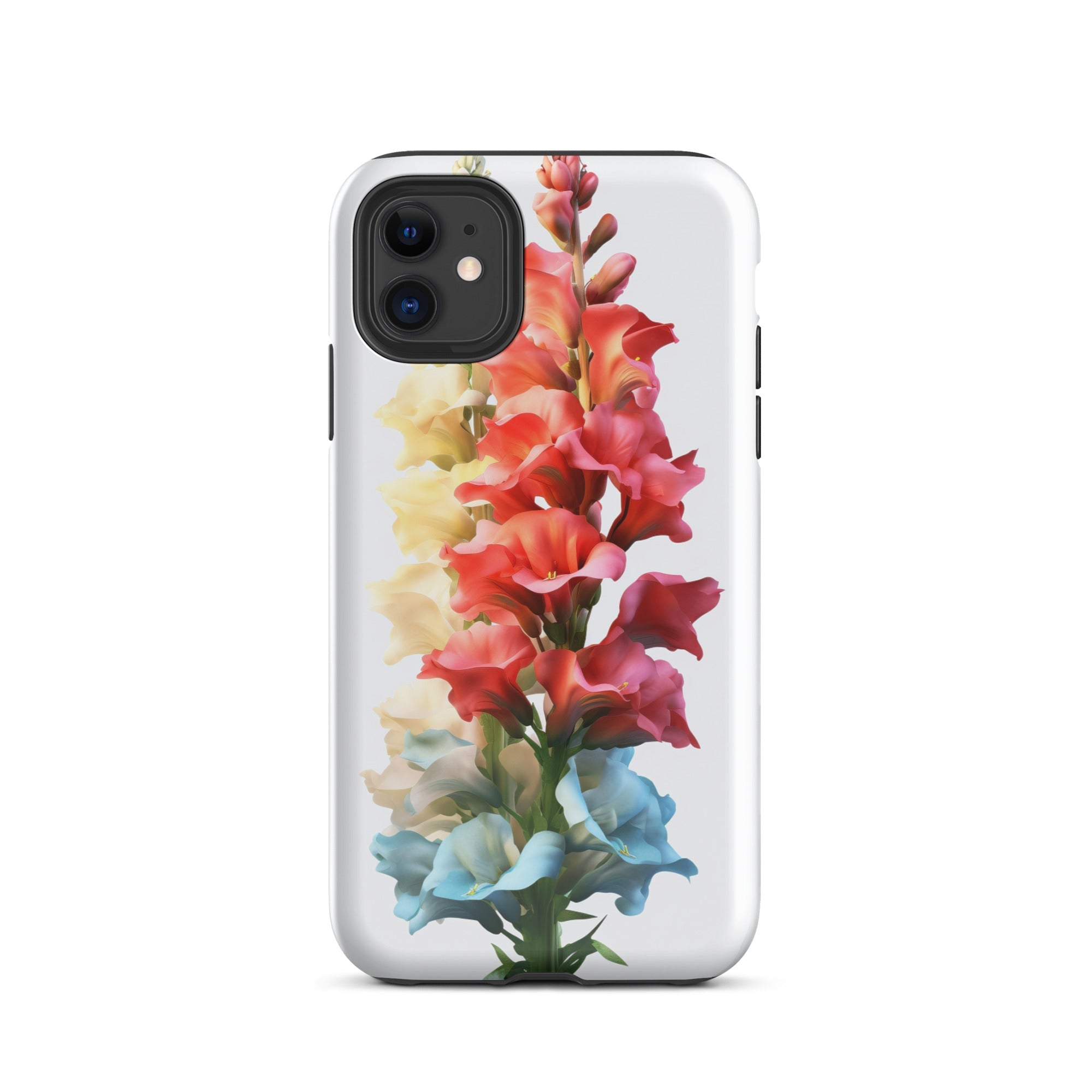 Colorful Snapdragon Flower iPhone Case by Visual Verse - Image 1
