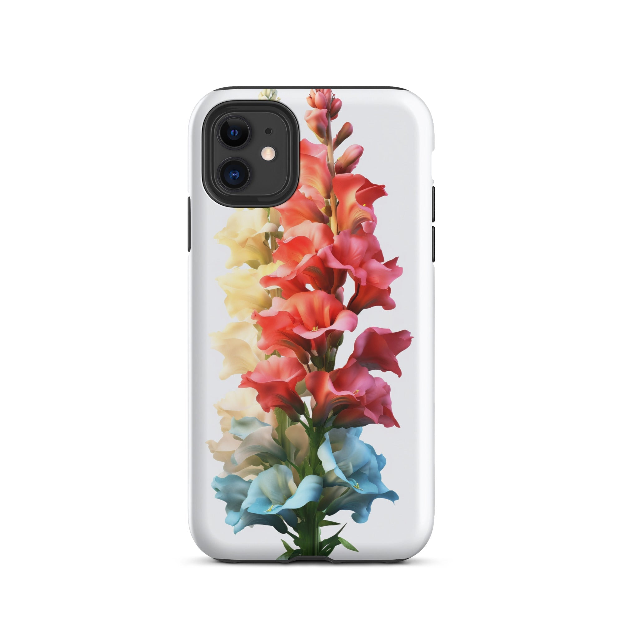 Colorful Snapdragon Flower iPhone Case by Visual Verse - Image 2