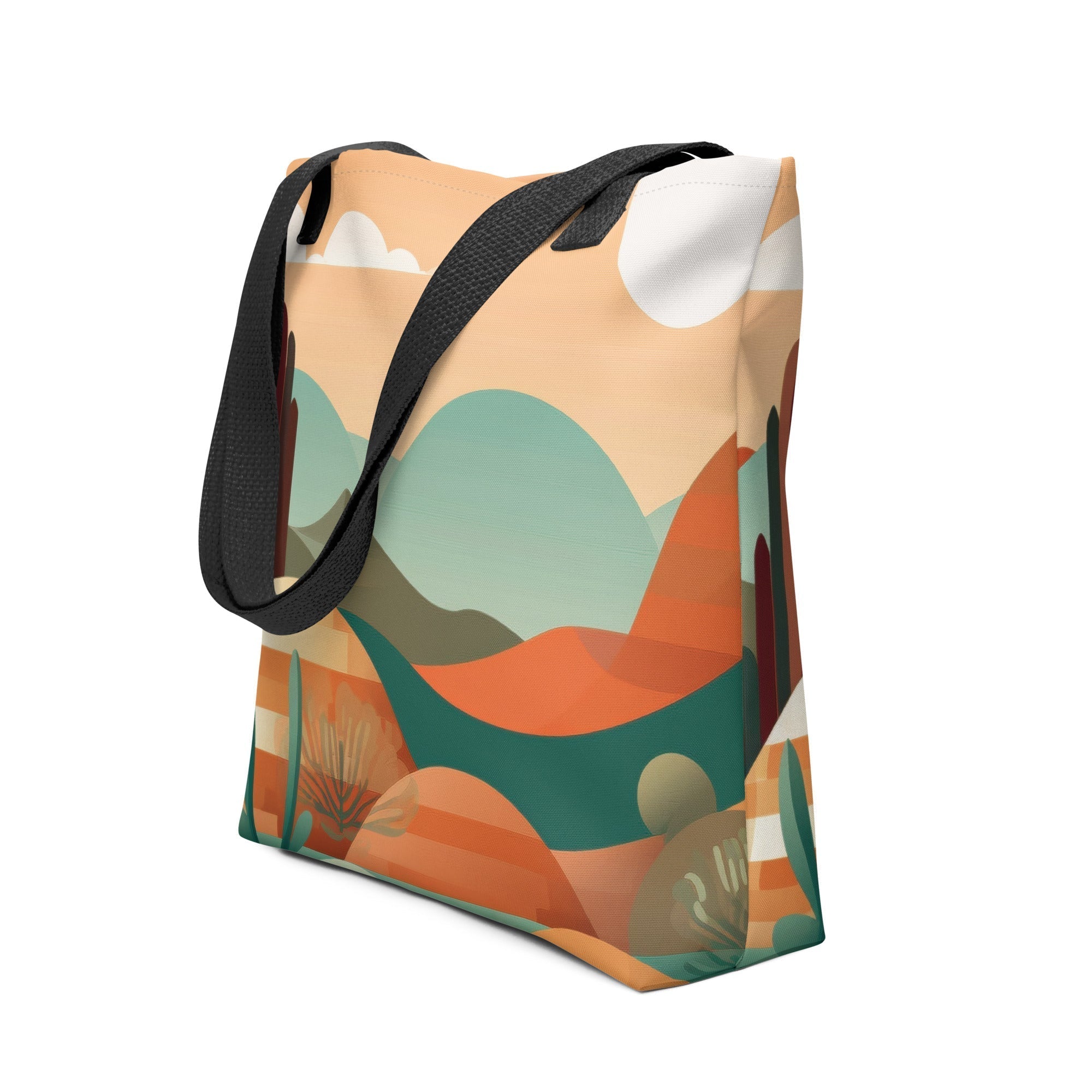 Colorful Zen Tote Bag by Visual Verse - Image 1