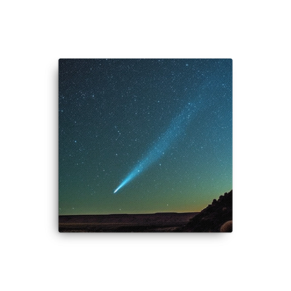 Comet Halley Space Art Canvas by Visual Verse - Image 1