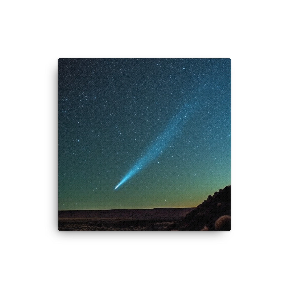 Comet Halley Space Art Canvas by Visual Verse - Image 3