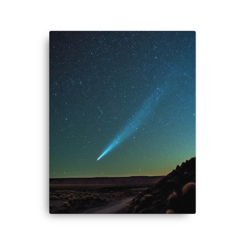 Comet Halley Space Art Canvas by Visual Verse - Image 4