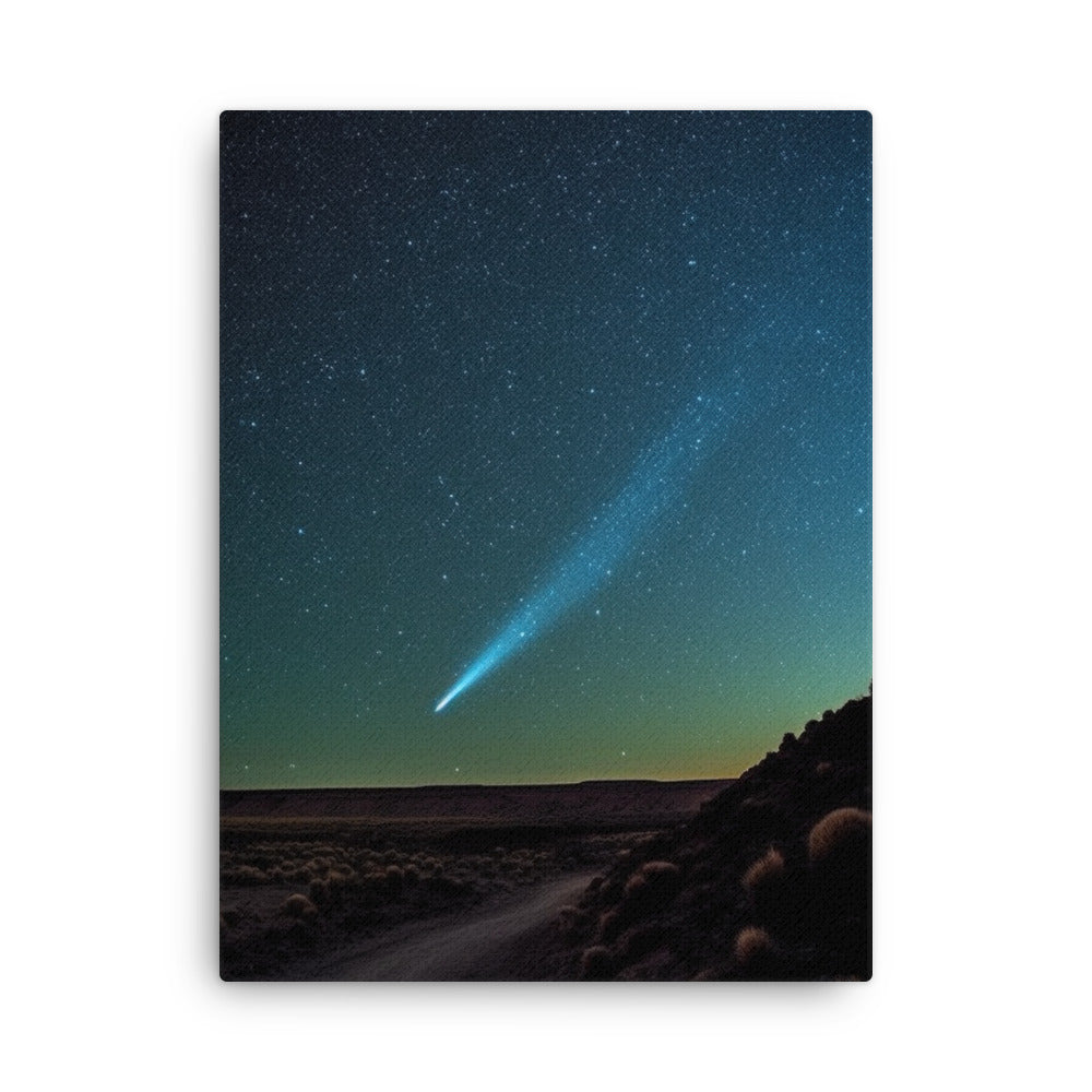 Comet Halley Space Art Canvas by Visual Verse - Image 5