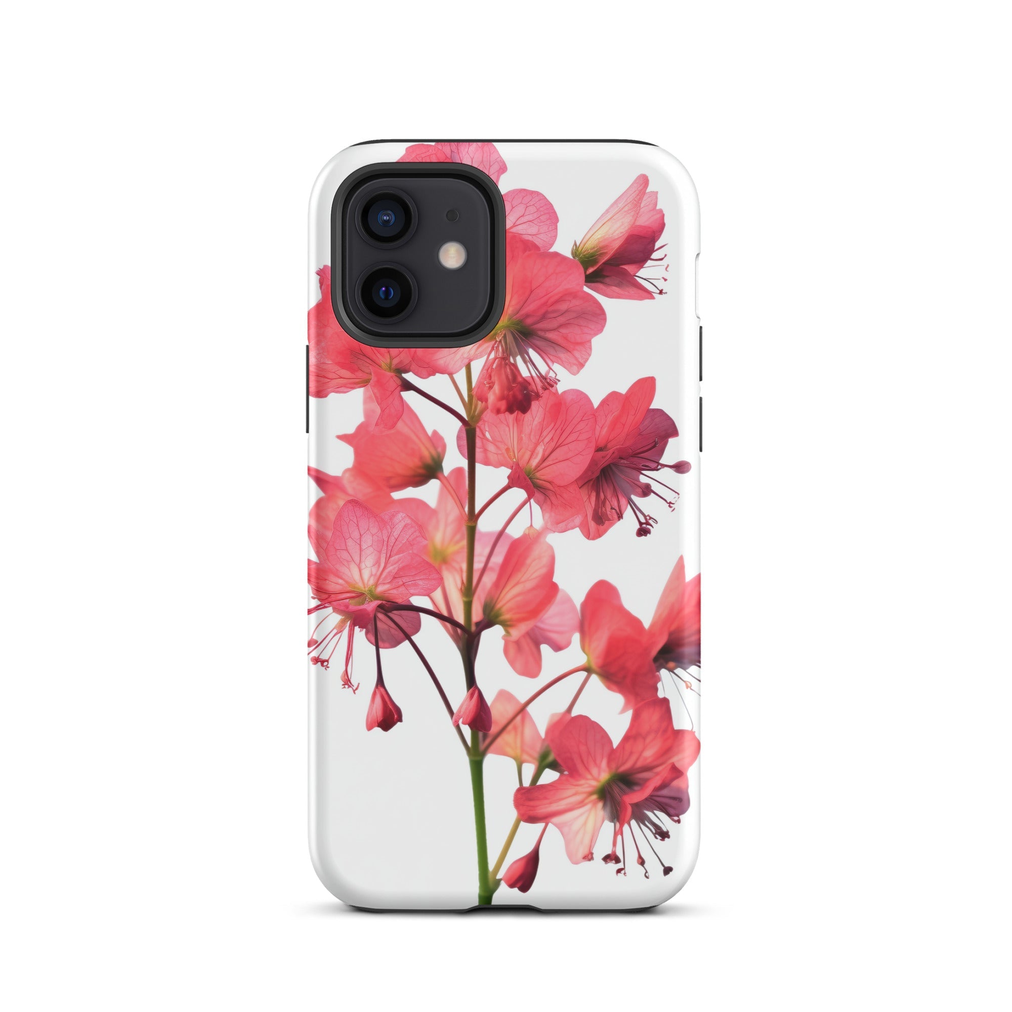 Coral Bells Carnival Watermelon Flower iPhone Case by Visual Verse - Image 10