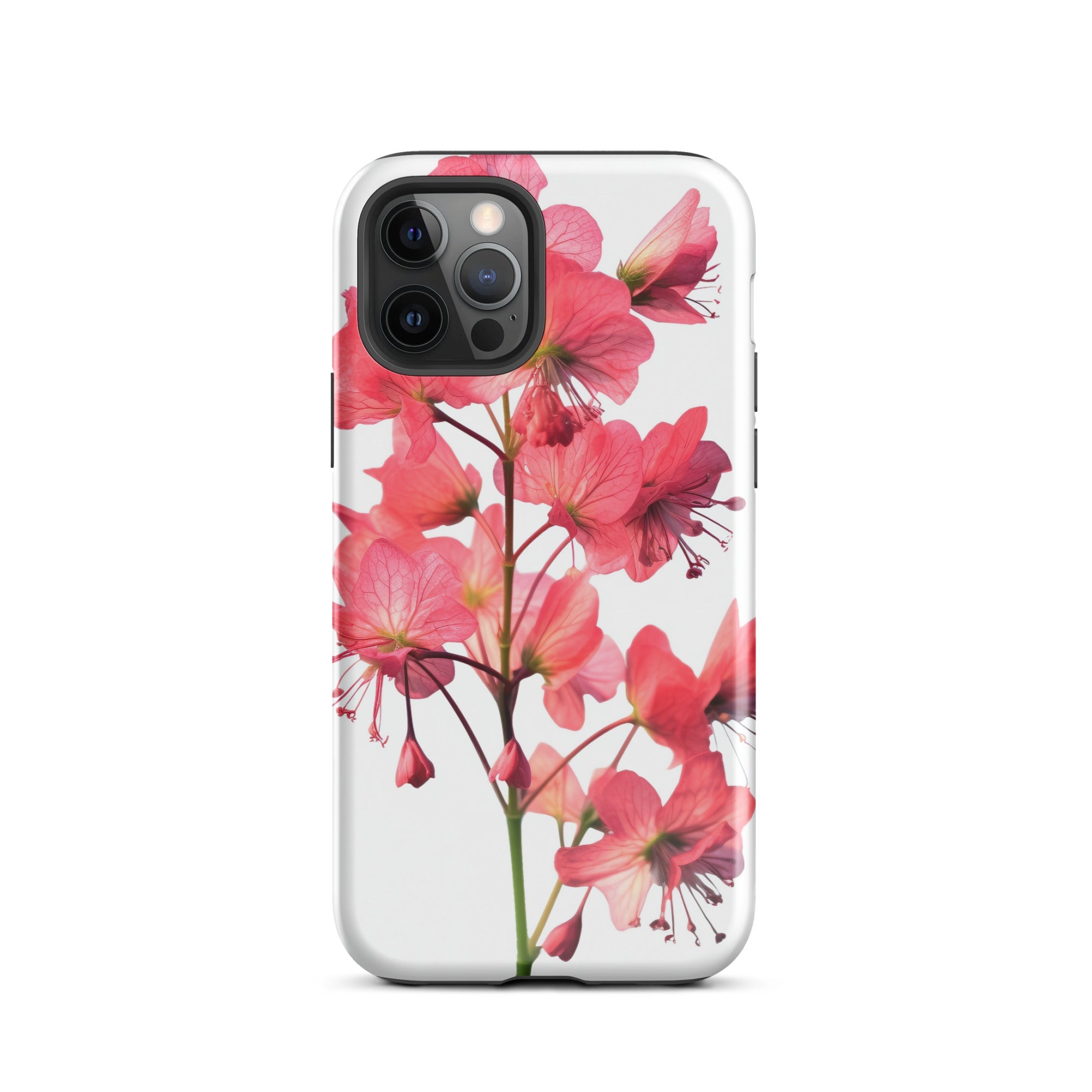 Coral Bells Carnival Watermelon Flower iPhone Case by Visual Verse - Image 11