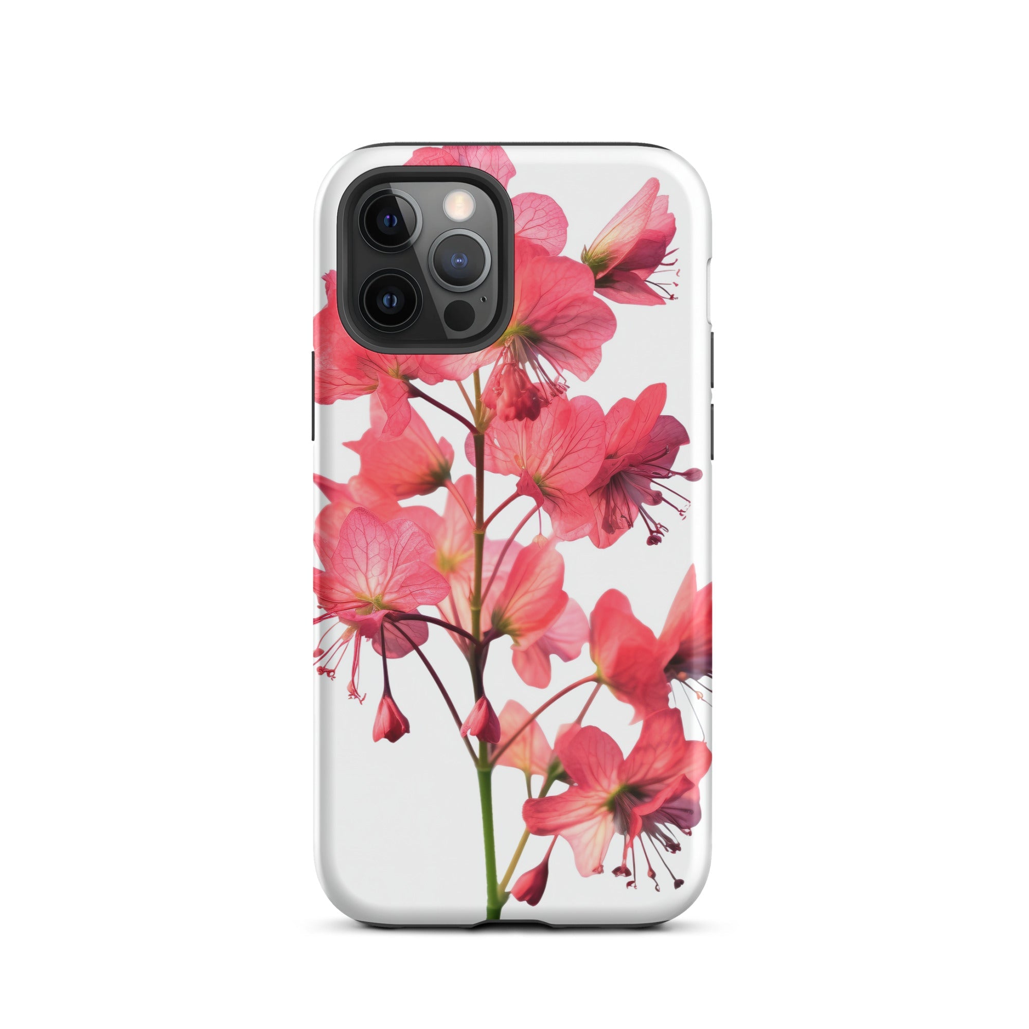 Coral Bells Carnival Watermelon Flower iPhone Case by Visual Verse - Image 12