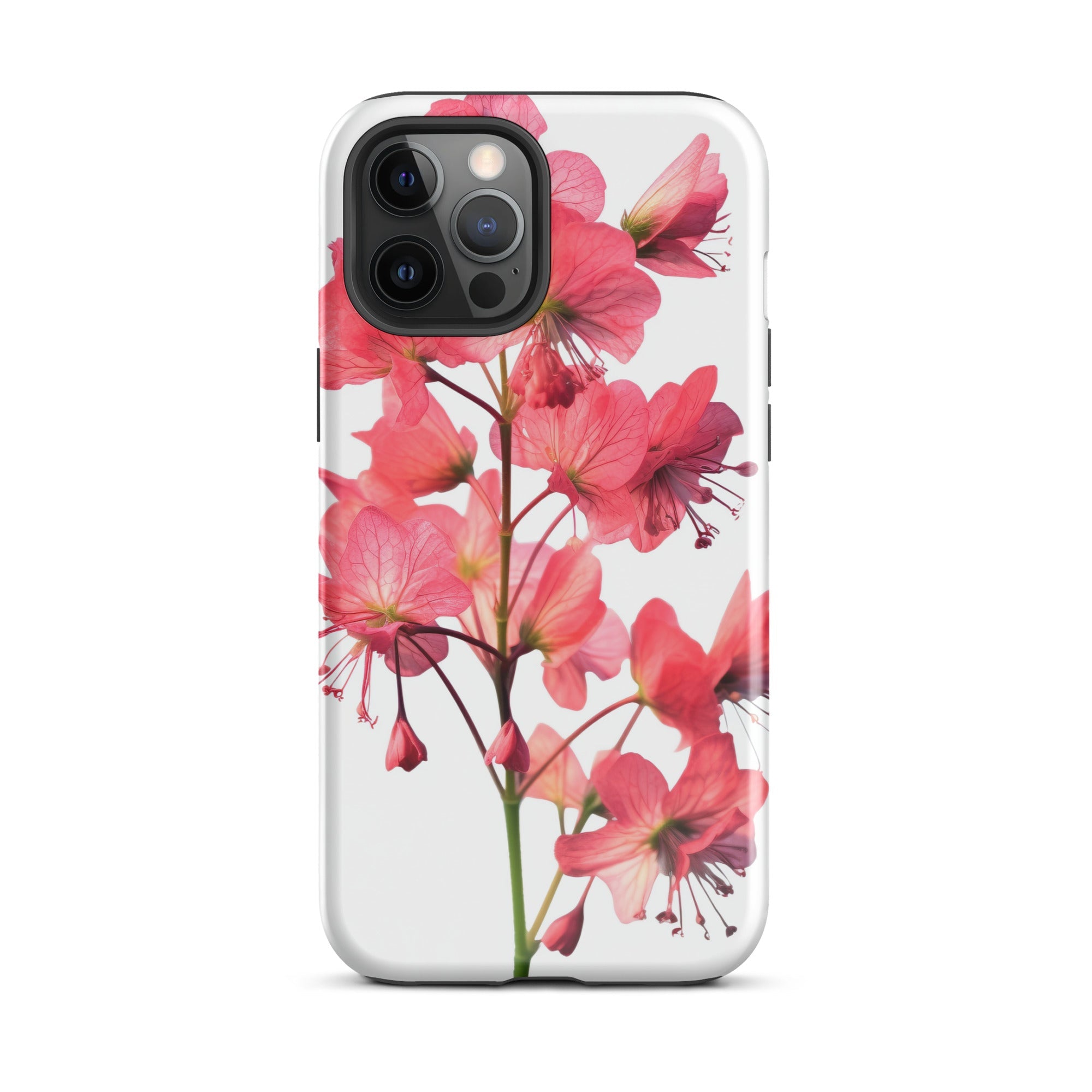 Coral Bells Carnival Watermelon Flower iPhone Case by Visual Verse - Image 13