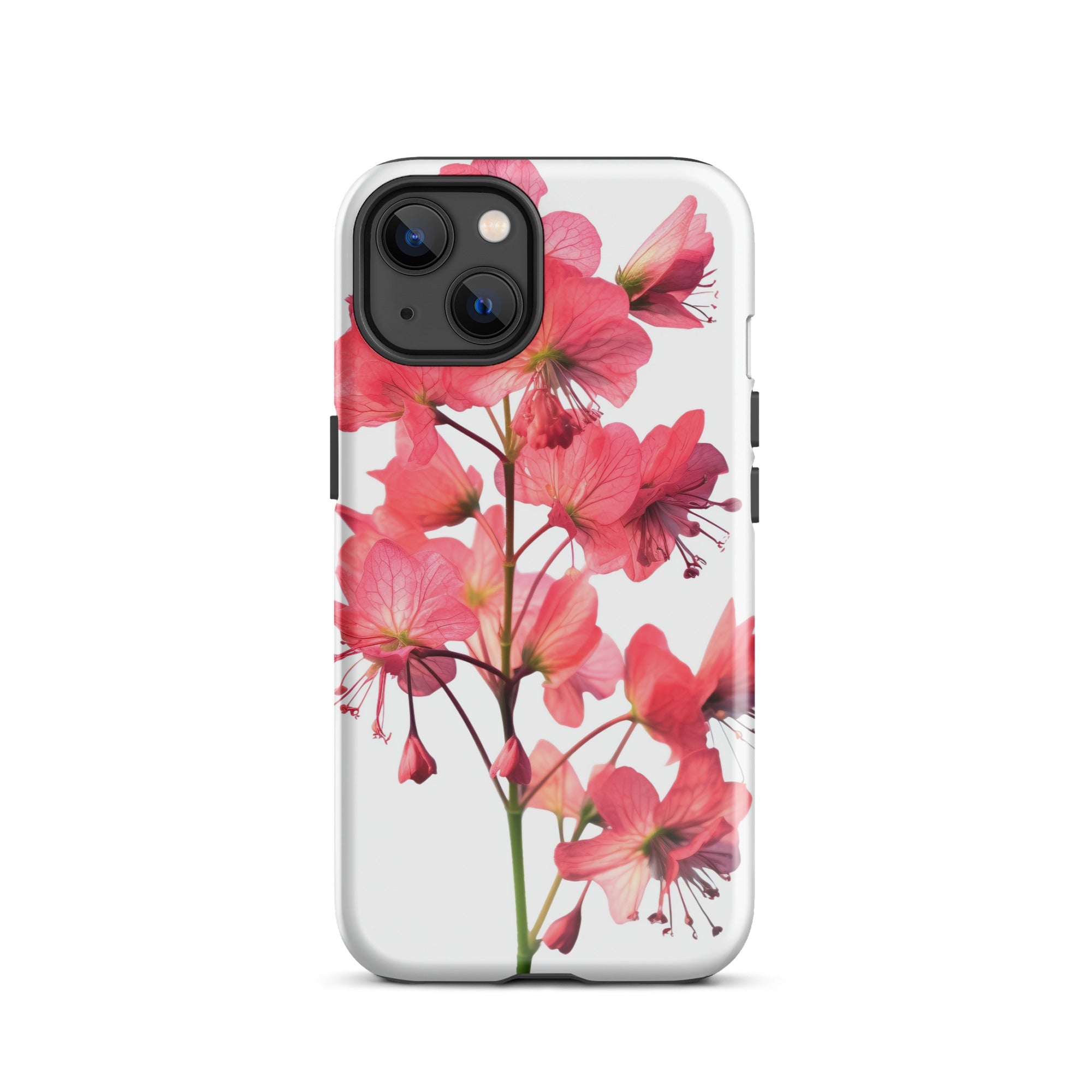 Coral Bells Carnival Watermelon Flower iPhone Case by Visual Verse - Image 17