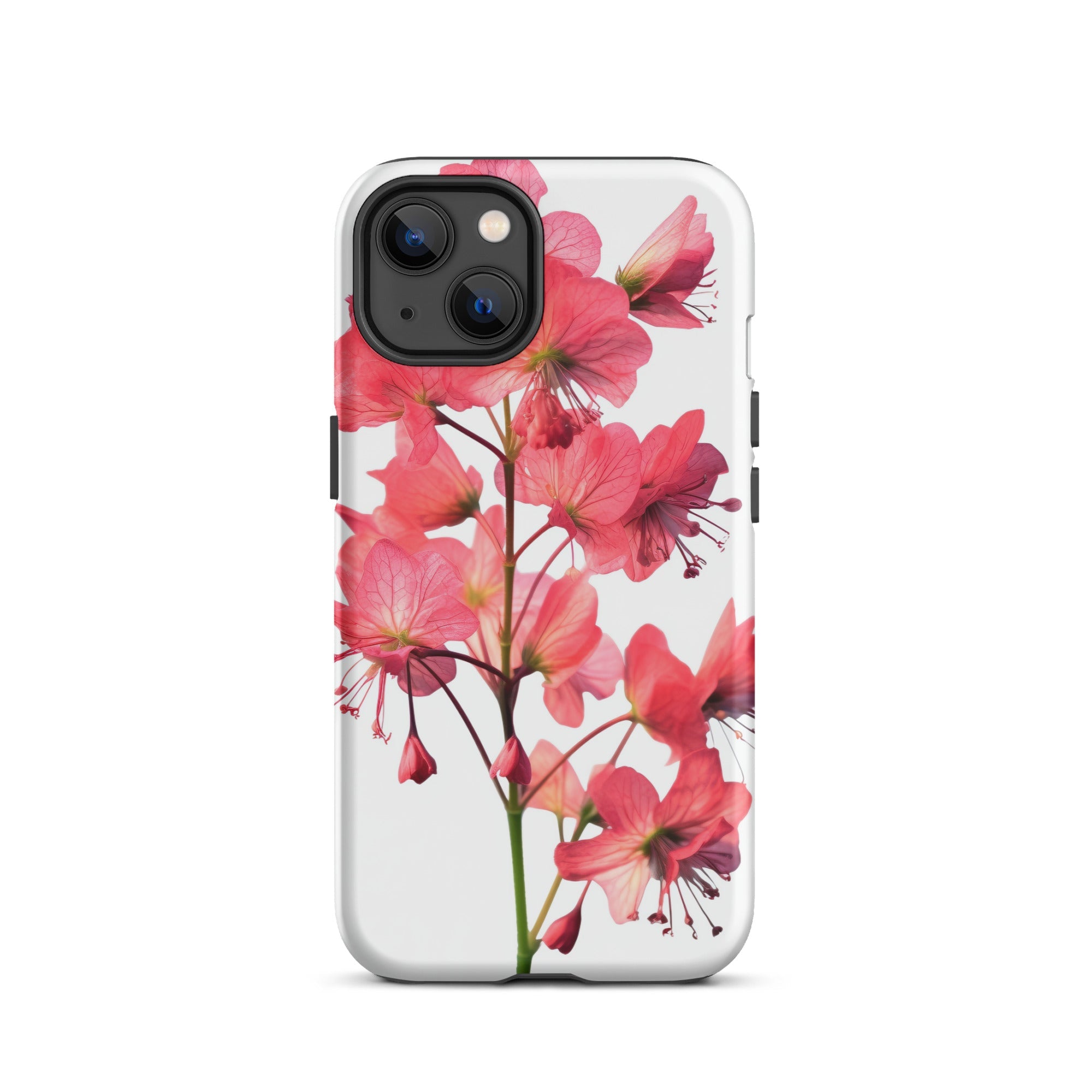 Coral Bells Carnival Watermelon Flower iPhone Case by Visual Verse - Image 18