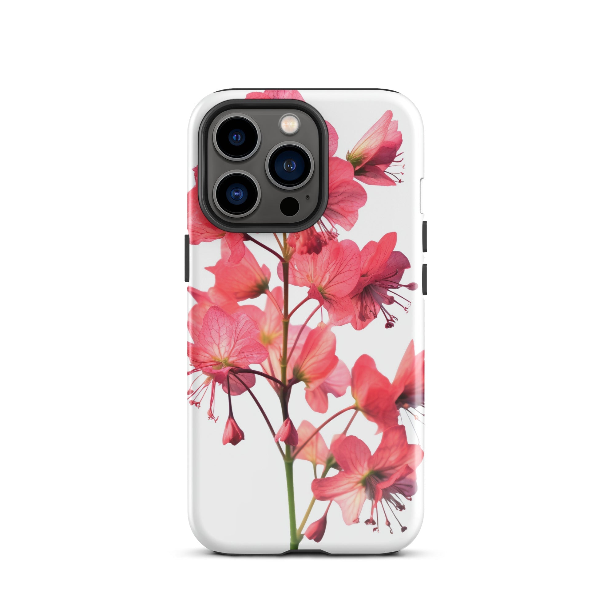Coral Bells Carnival Watermelon Flower iPhone Case by Visual Verse - Image 19