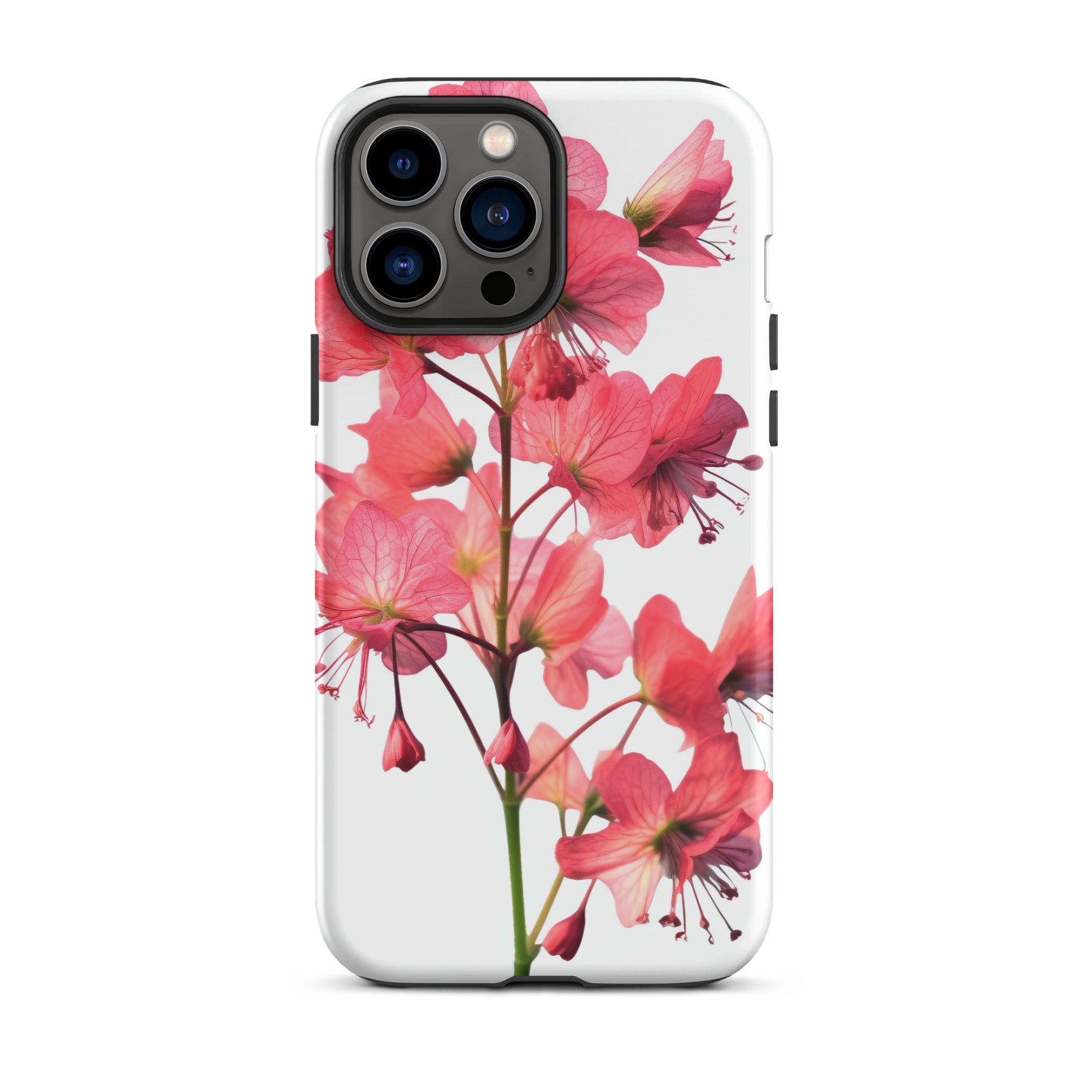 Coral Bells Carnival Watermelon Flower iPhone Case by Visual Verse - Image 22