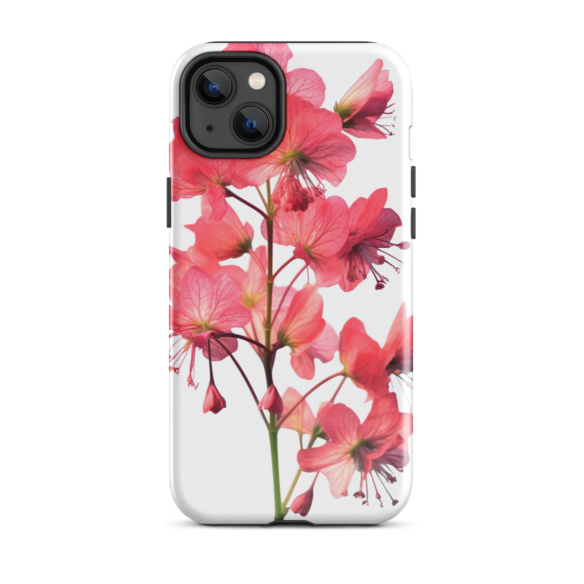Coral Bells Carnival Watermelon Flower iPhone Case by Visual Verse - Image 25