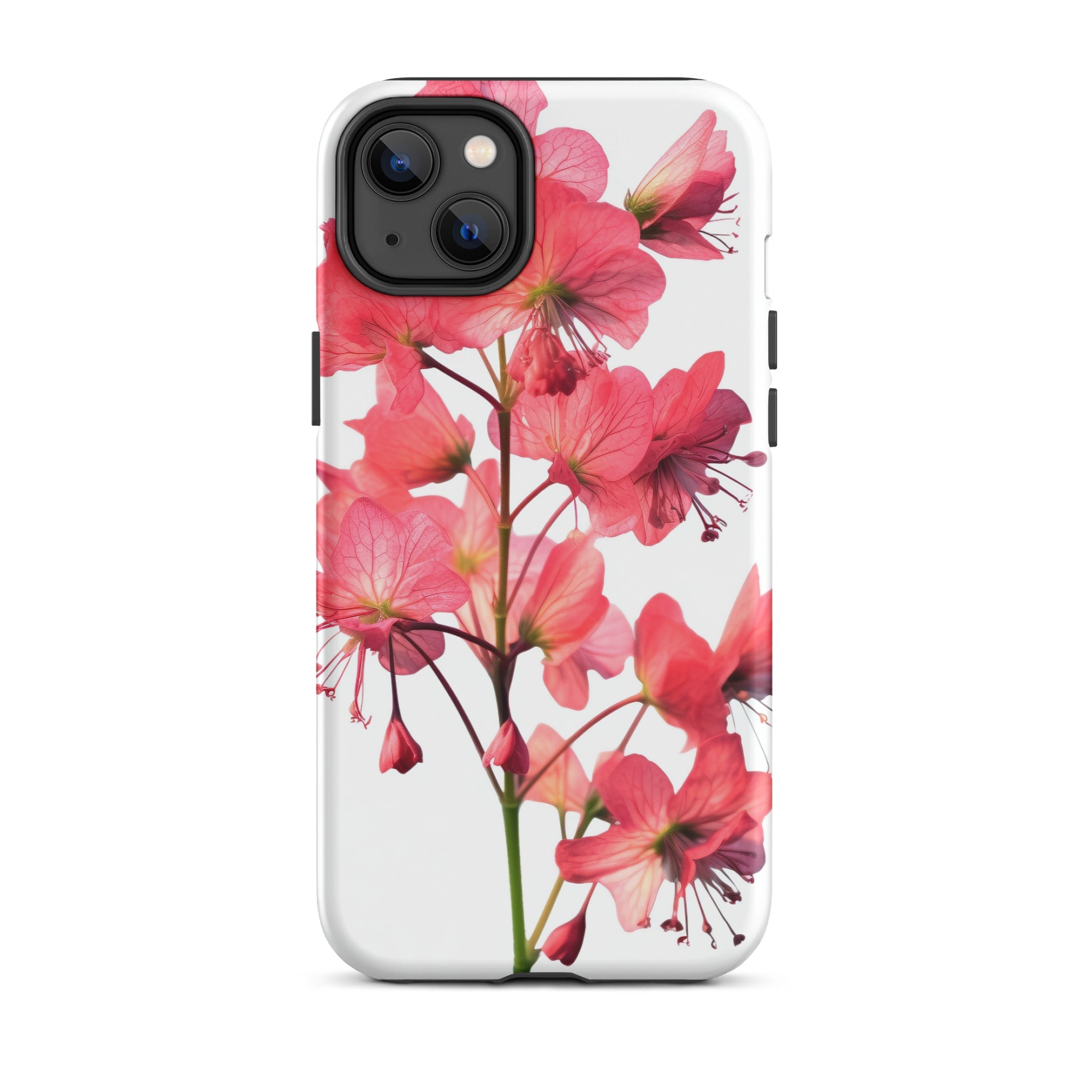 Coral Bells Carnival Watermelon Flower iPhone Case by Visual Verse - Image 26