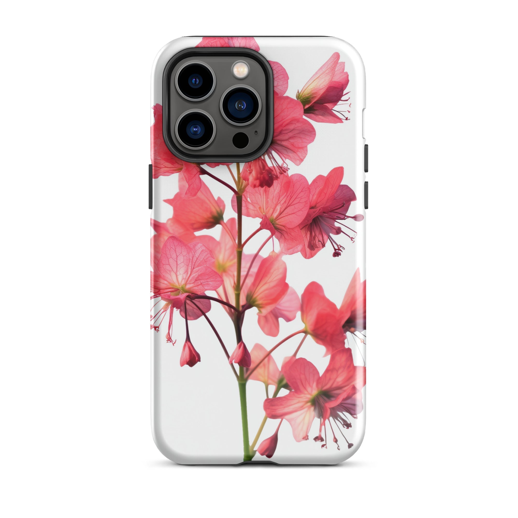 Coral Bells Carnival Watermelon Flower iPhone Case by Visual Verse - Image 29