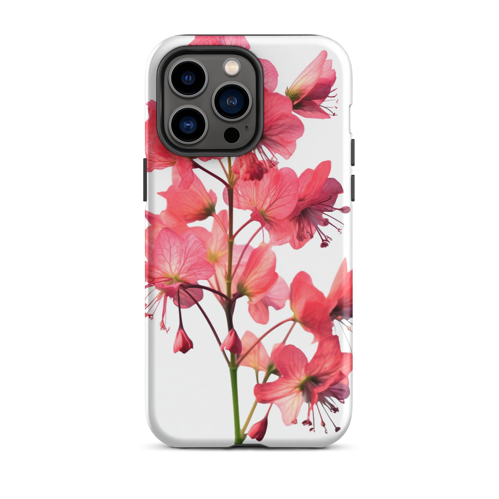 Coral Bells Carnival Watermelon Flower iPhone Case by Visual Verse - Image 30