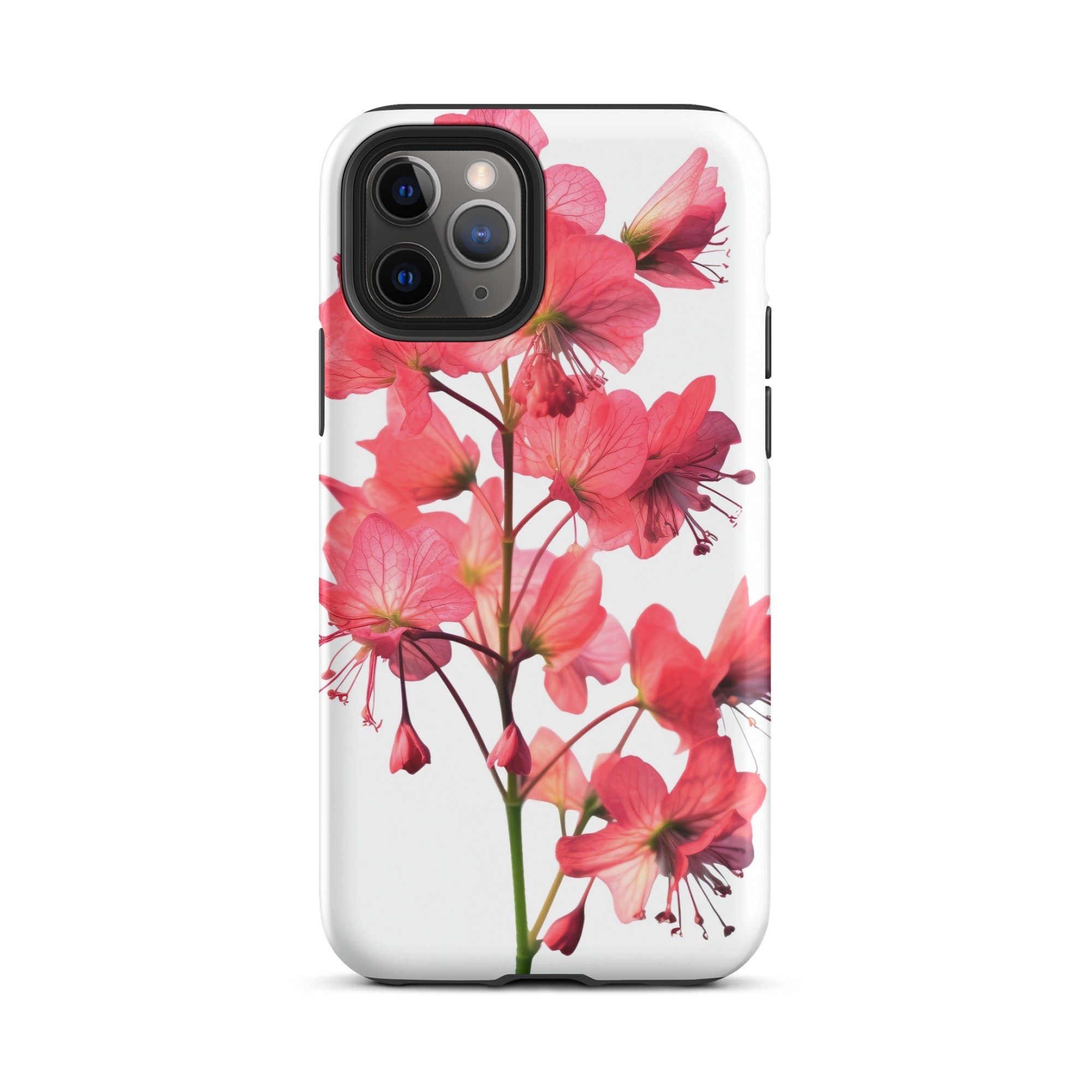 Coral Bells Carnival Watermelon Flower iPhone Case by Visual Verse - Image 4