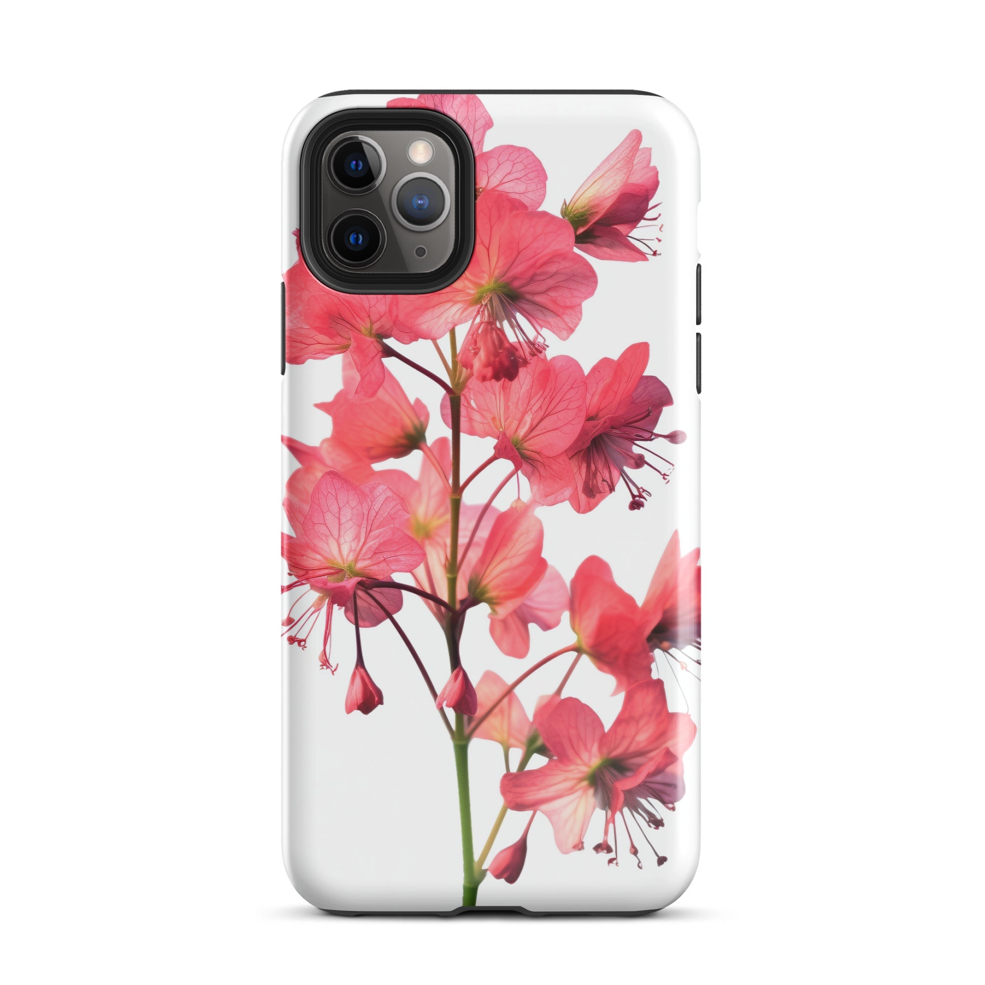 Coral Bells Carnival Watermelon Flower iPhone Case by Visual Verse - Image 5