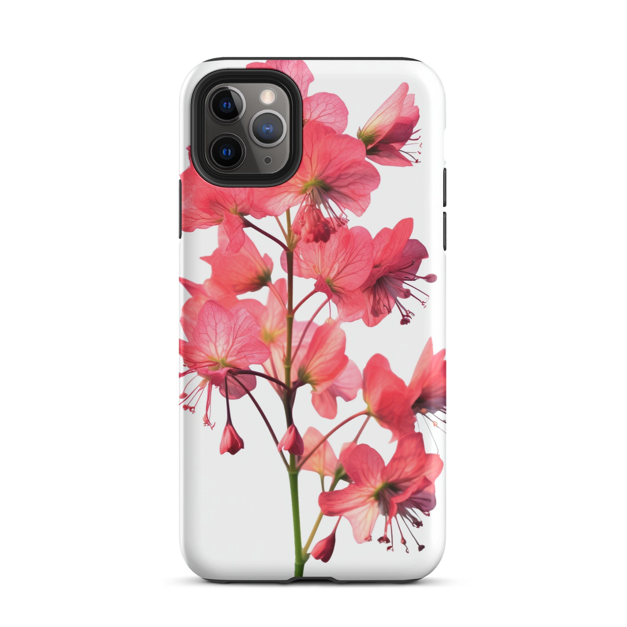 Coral Bells Carnival Watermelon Flower iPhone Case by Visual Verse - Image 6