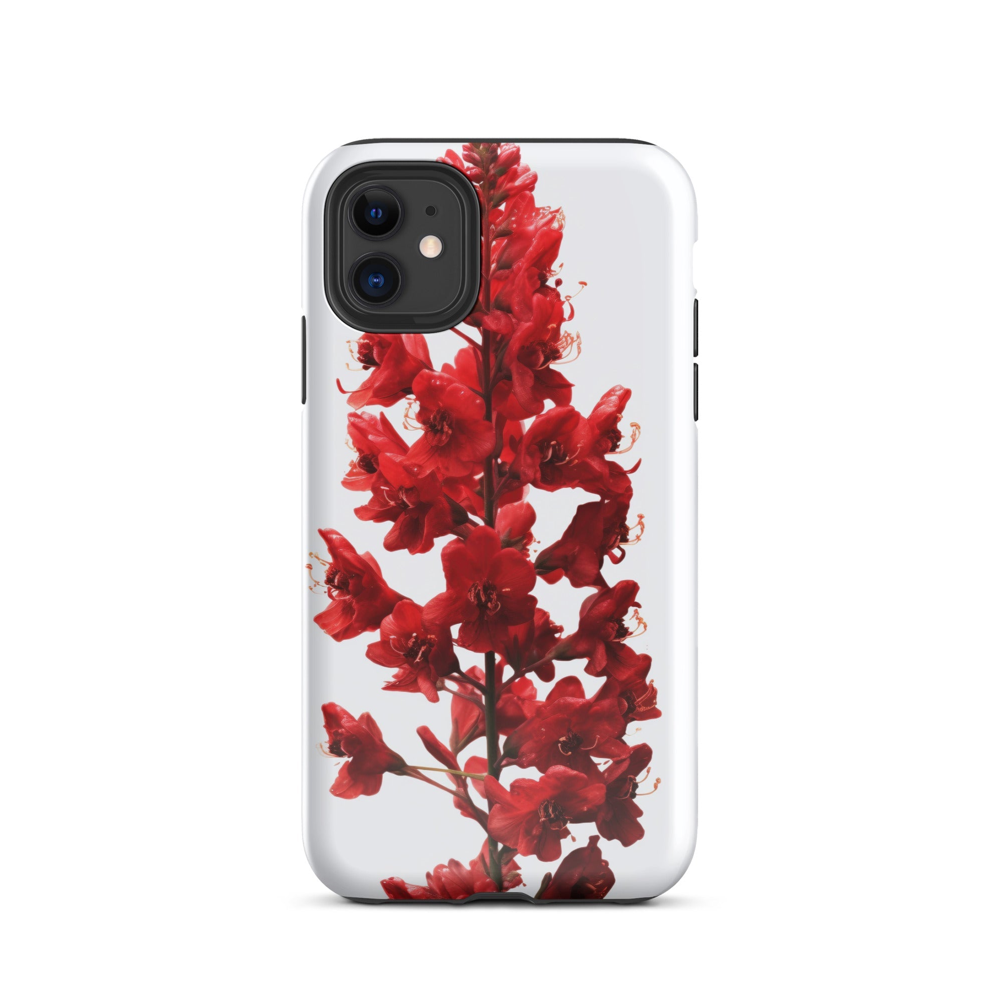 Coral Bells Fire Alarm Flower iPhone Case by Visual Verse - Image 1