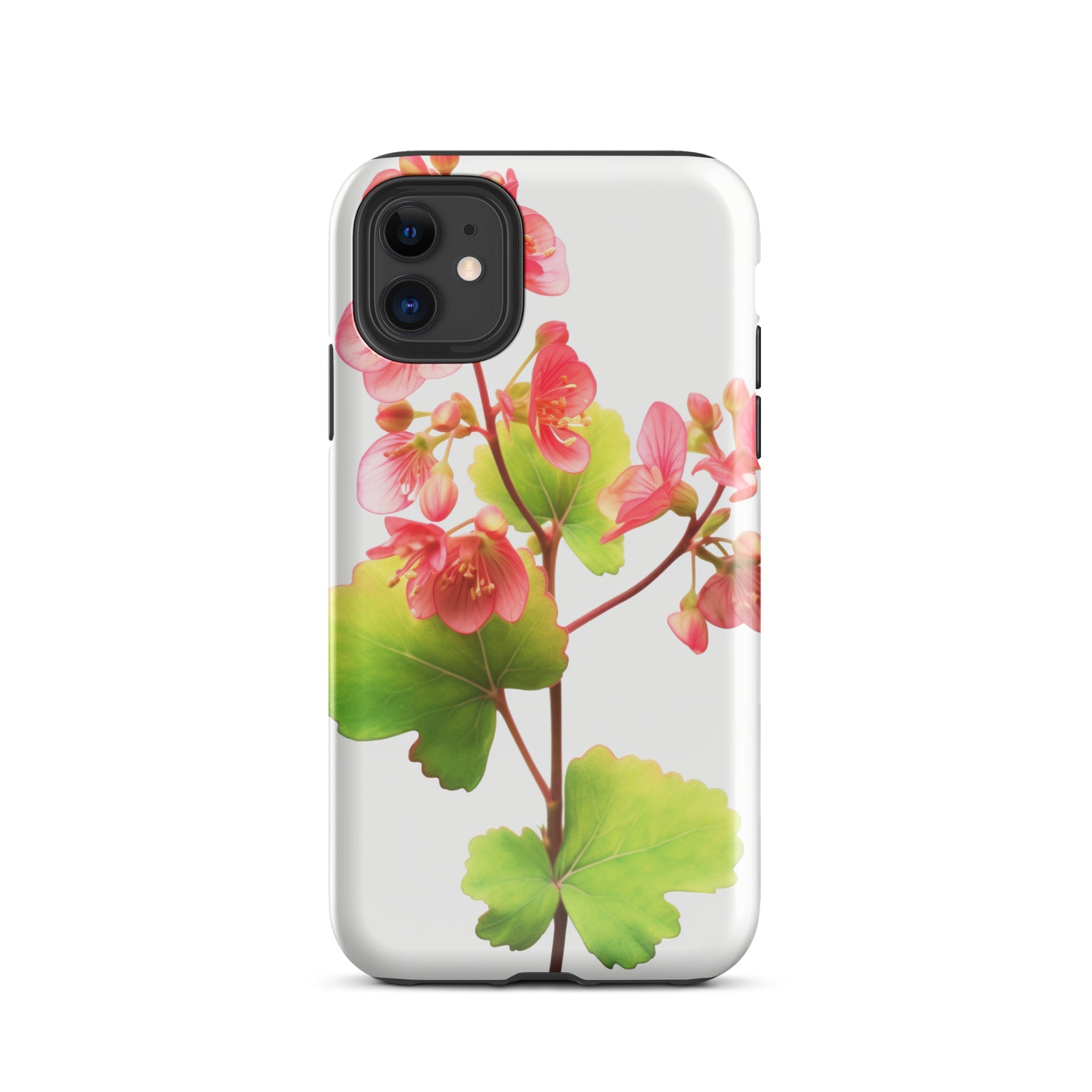 Coral Bells Lime Marmalade Flower iPhone Case by Visual Verse - Image 1