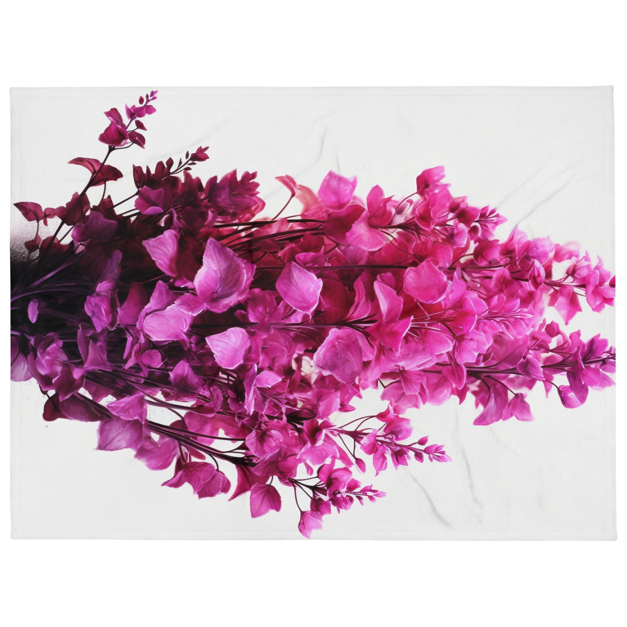 Coral Bells Palace Purple Flower Blanket by Visual Verse - Image 1