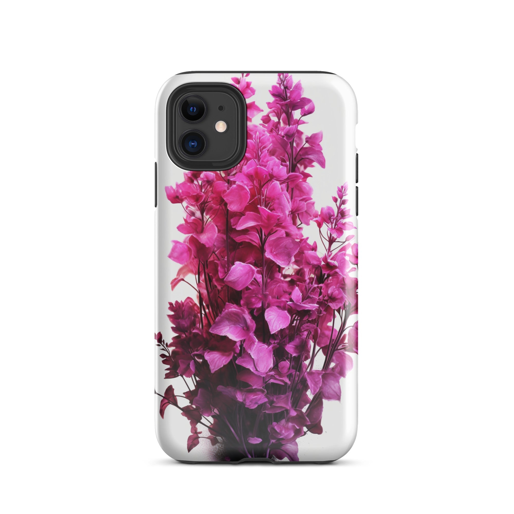 Coral Bells Palace Purple Flower iPhone Case by Visual Verse - Image 1